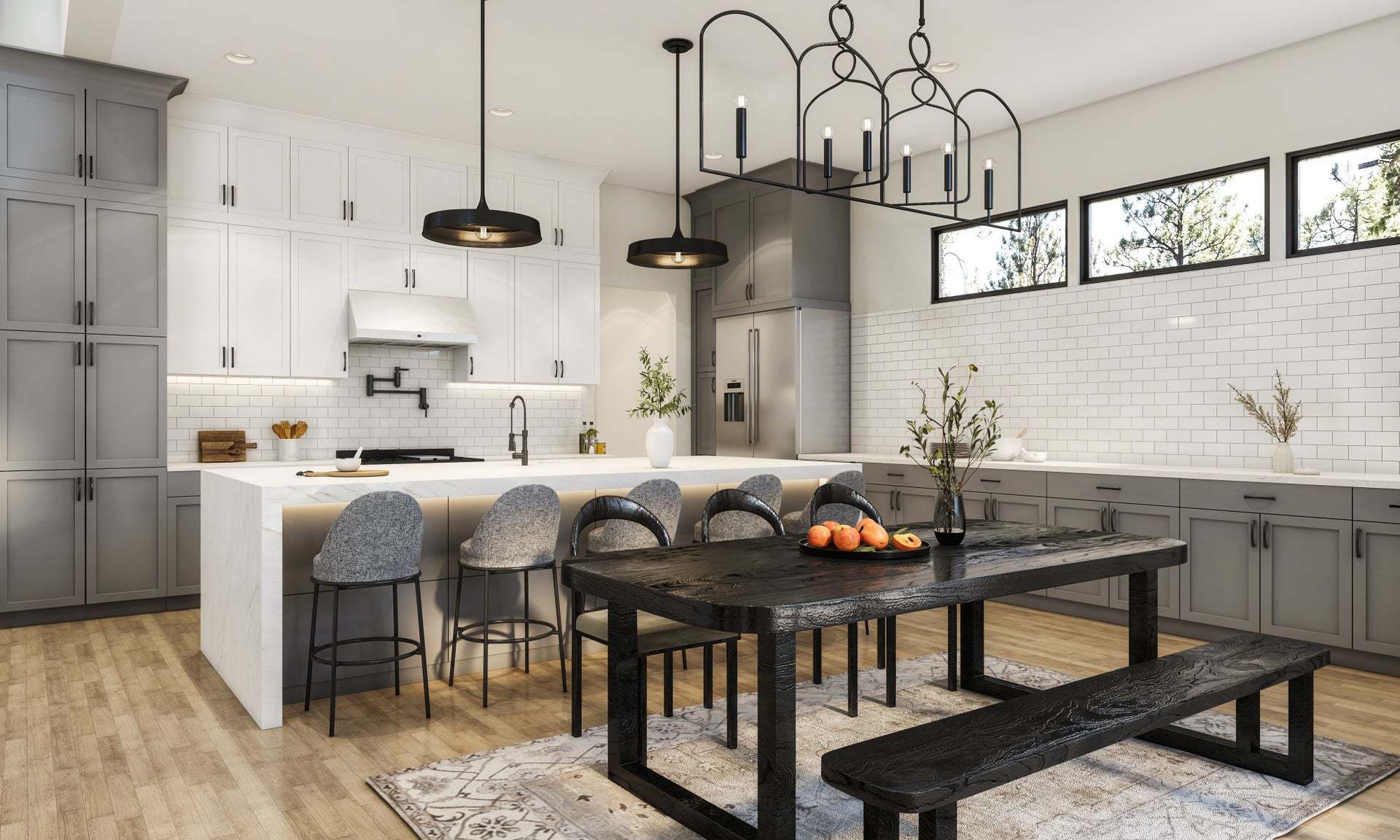 Residence 2 | Kitchen | V-Furnished | The Summit at Castle Pines by Trumark Homes