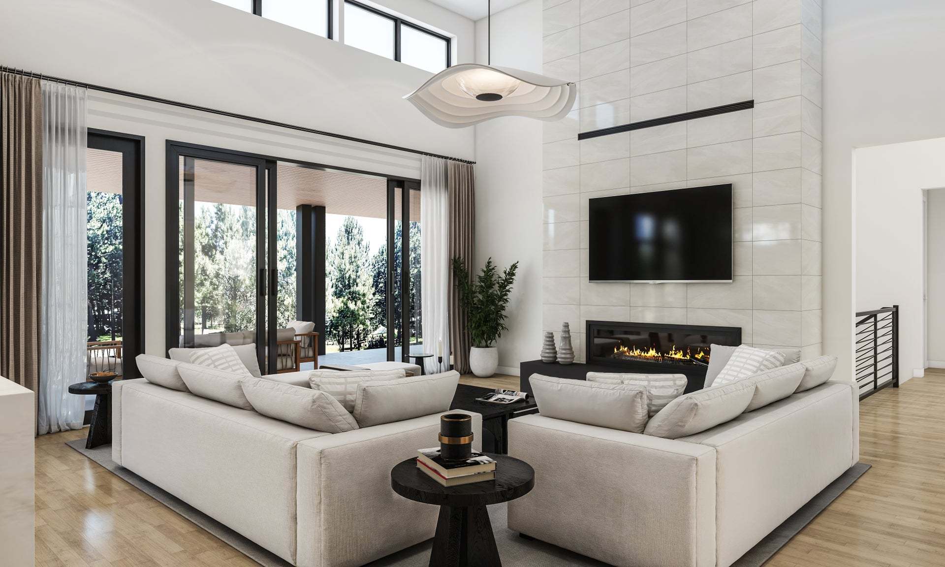 Residence 2 | Great Room | V-Furnished | The Summit at Castle Pines by Trumark Homes