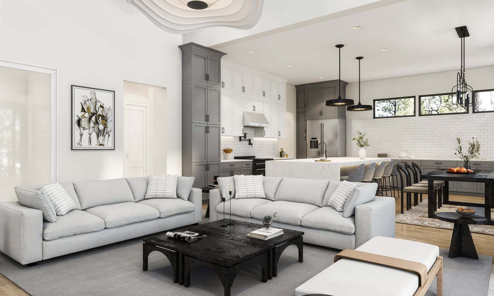 Residence 2 | Great Room | V-Furnished | The Summit at Castle Pines by Trumark Homes