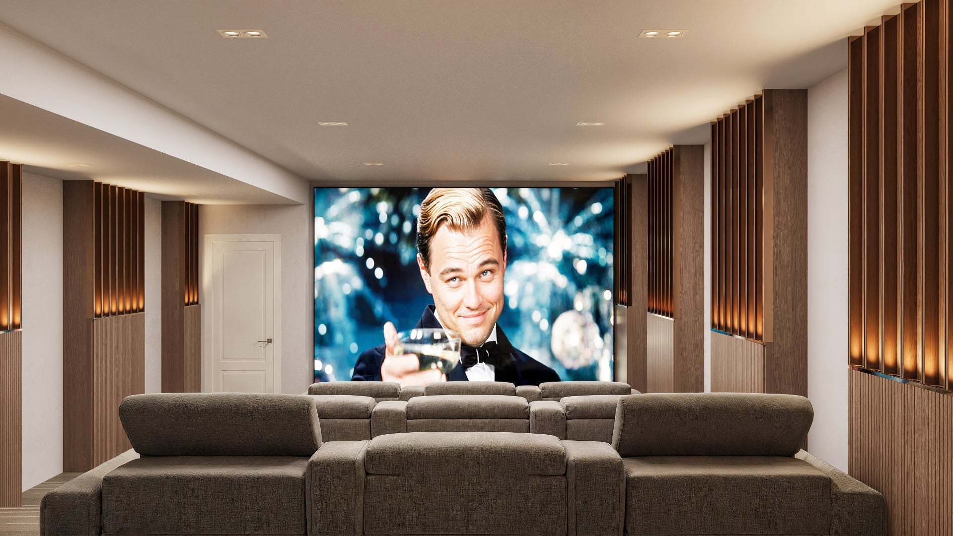 Residence 3 | Theatre Room |V-Furnished |The Summit at Castle Pines by Trumark Homes