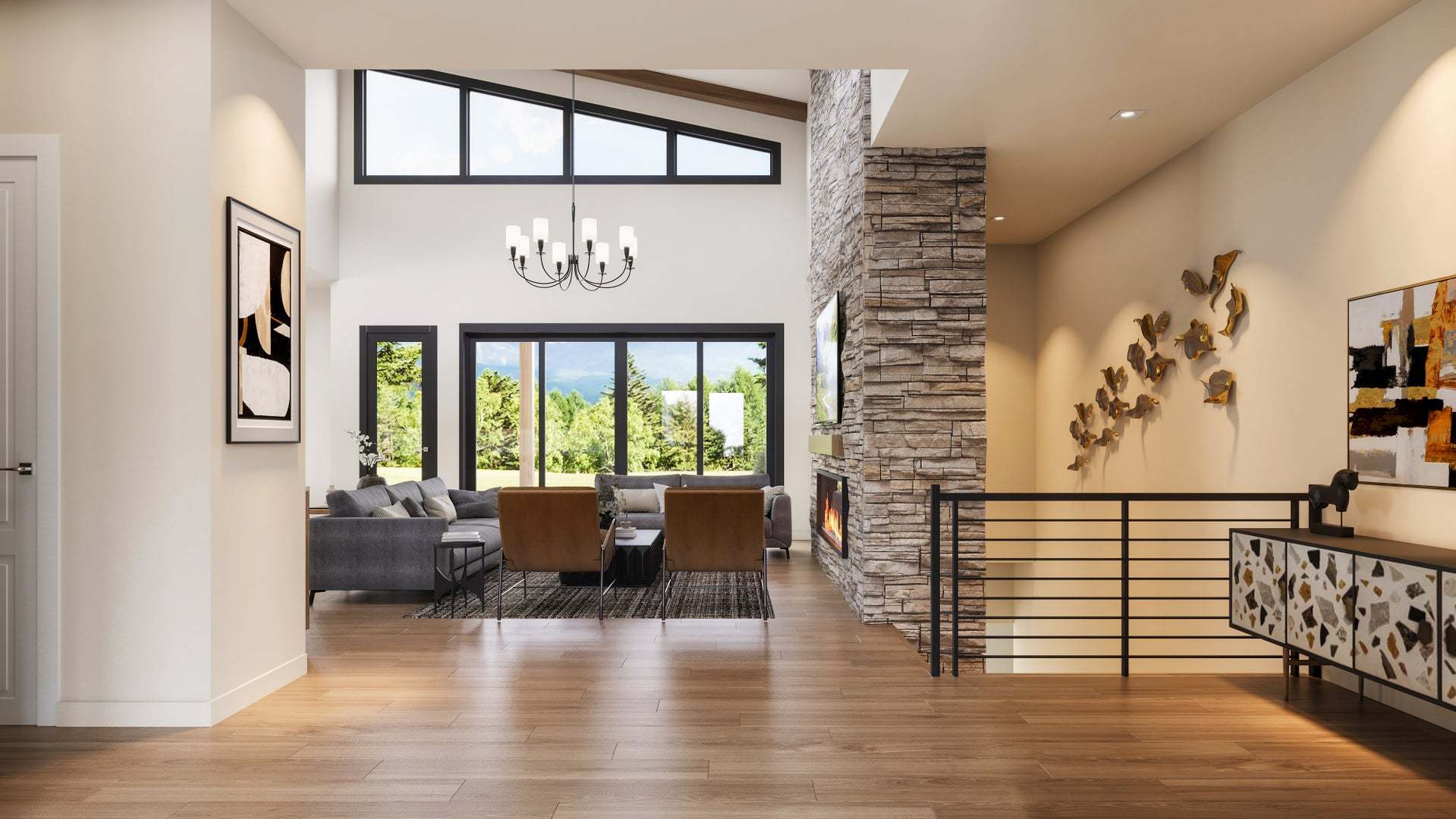Residence 3 | Entry |V-Furnished |The Summit at Castle Pines by Trumark Homes