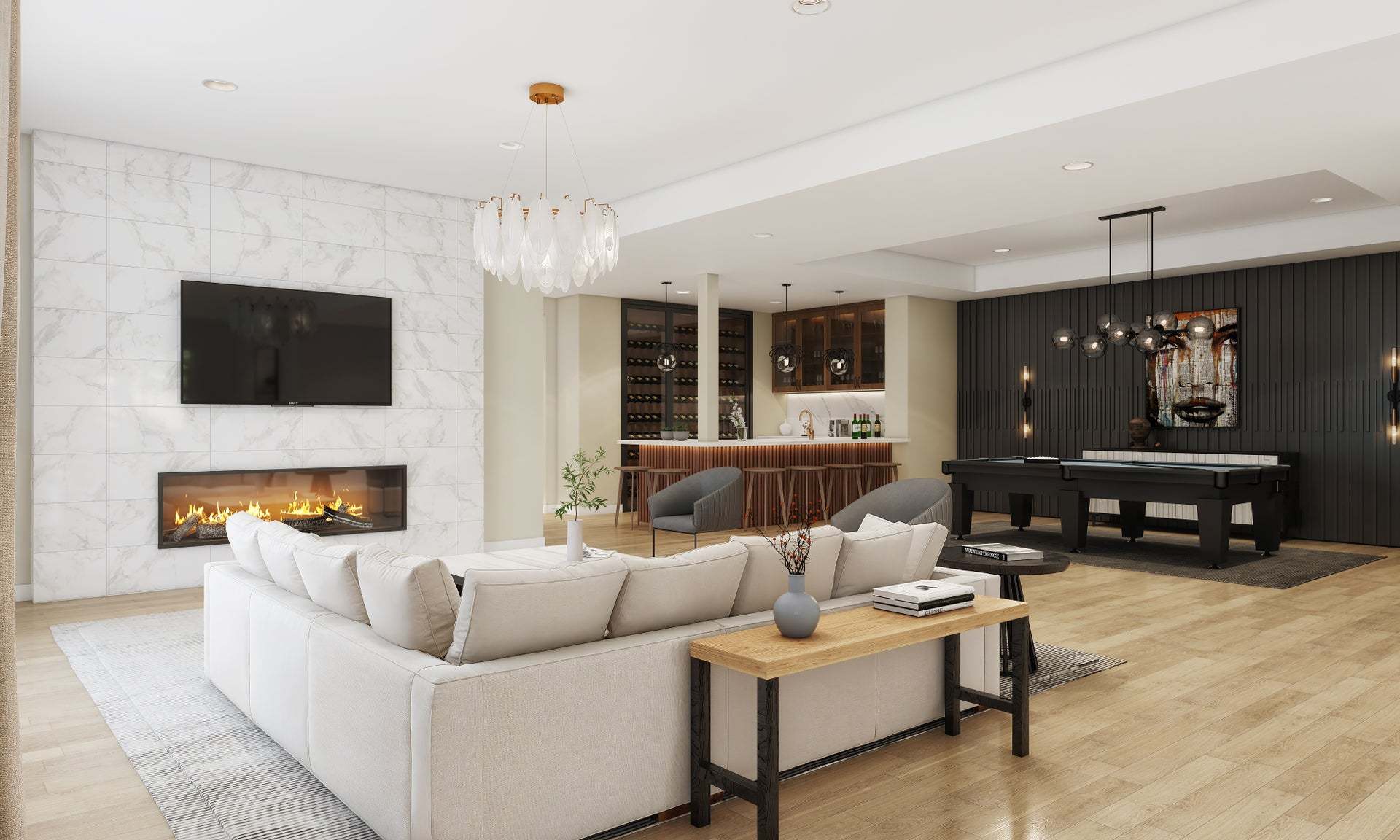 Residence 2 | Basement | V-Furnished | The Summit at Castle Pines by Trumark Homes