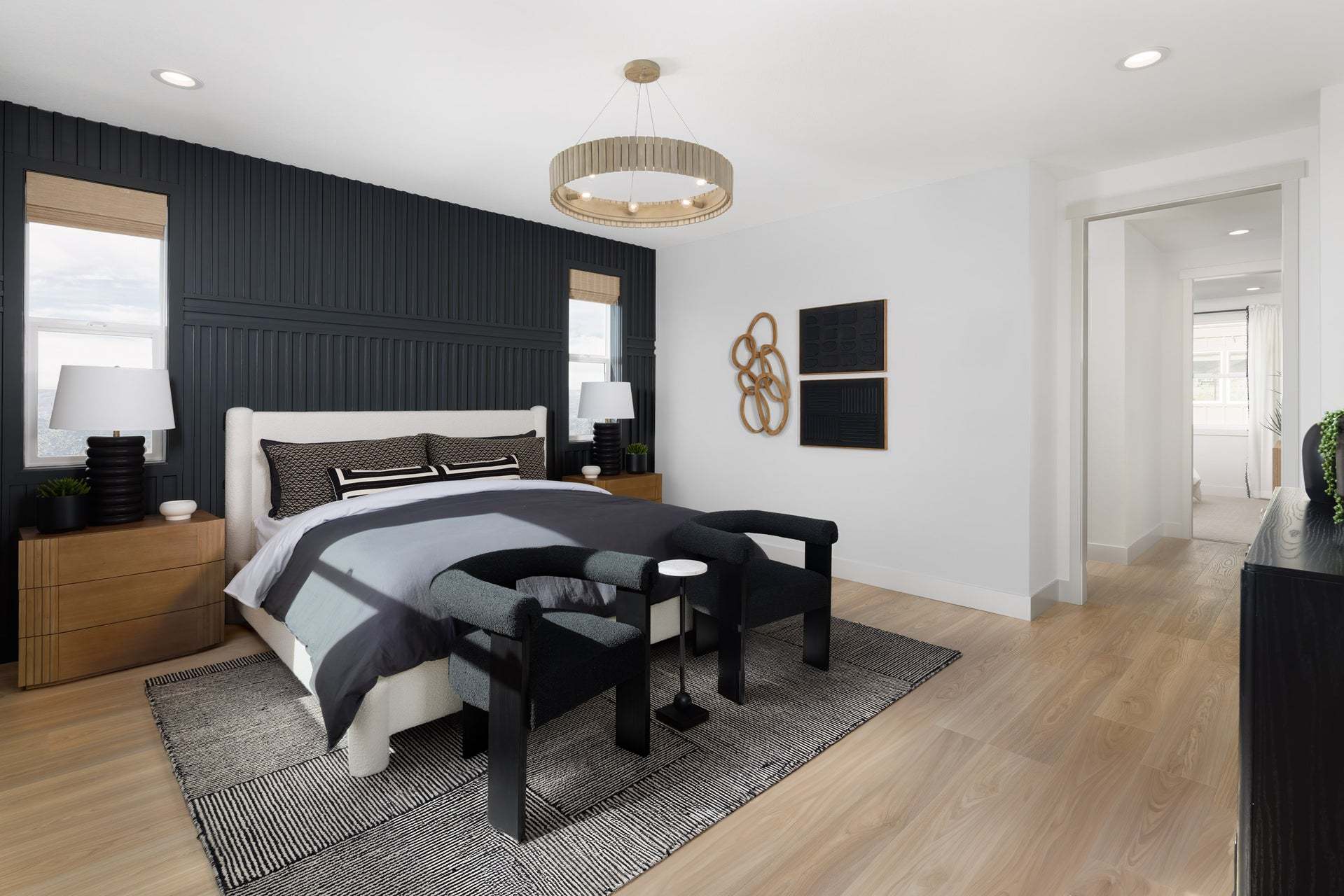 Jasmine at Francis Ranch by Trumark Homes I Duet Residence 1 Model I Primary Bedroom