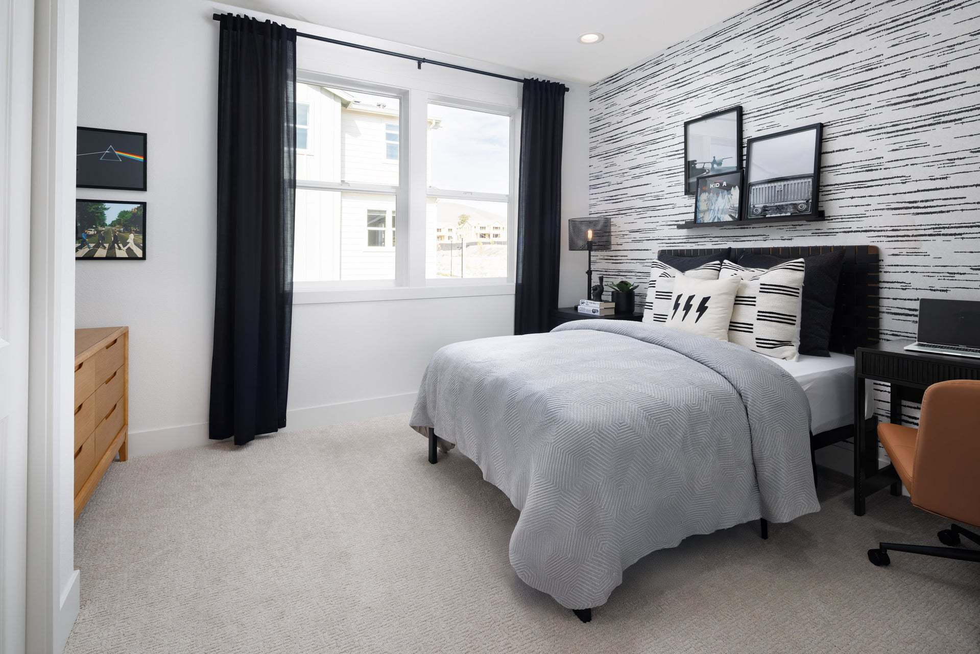 Jasmine at Francis Ranch by Trumark Homes I Duet Residence 1 Model I Secondary Bedroom