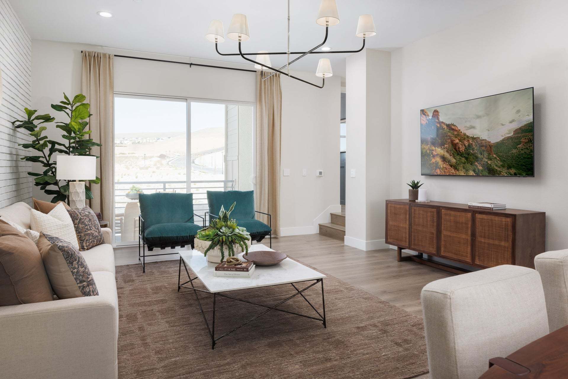 Jasmine at Francis Ranch by Trumark Homes I TH Residence 1 Model I Living Room