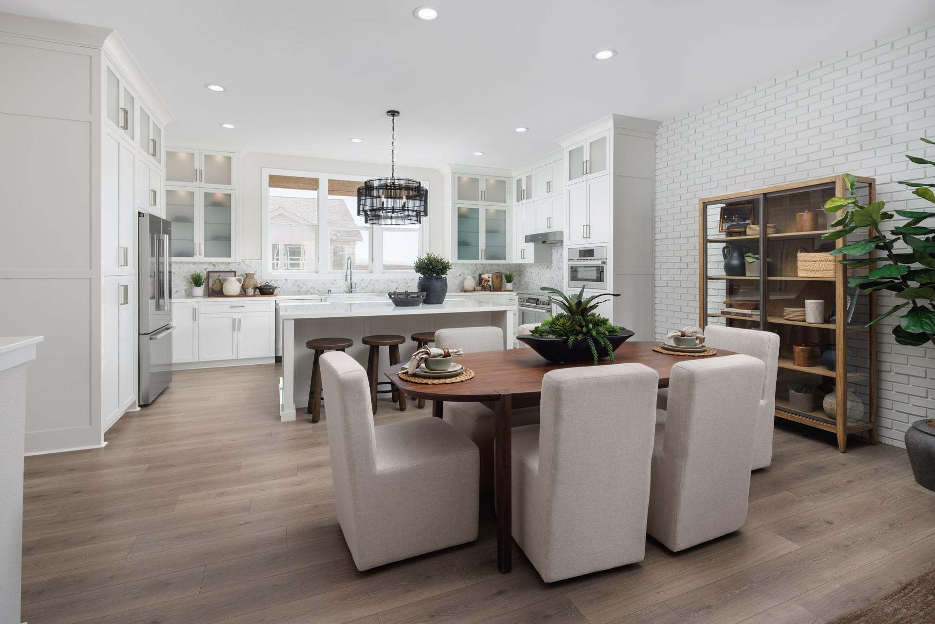 Jasmine at Francis Ranch by Trumark Homes I TH Residence 1 Model I Kitchen and Dining Area