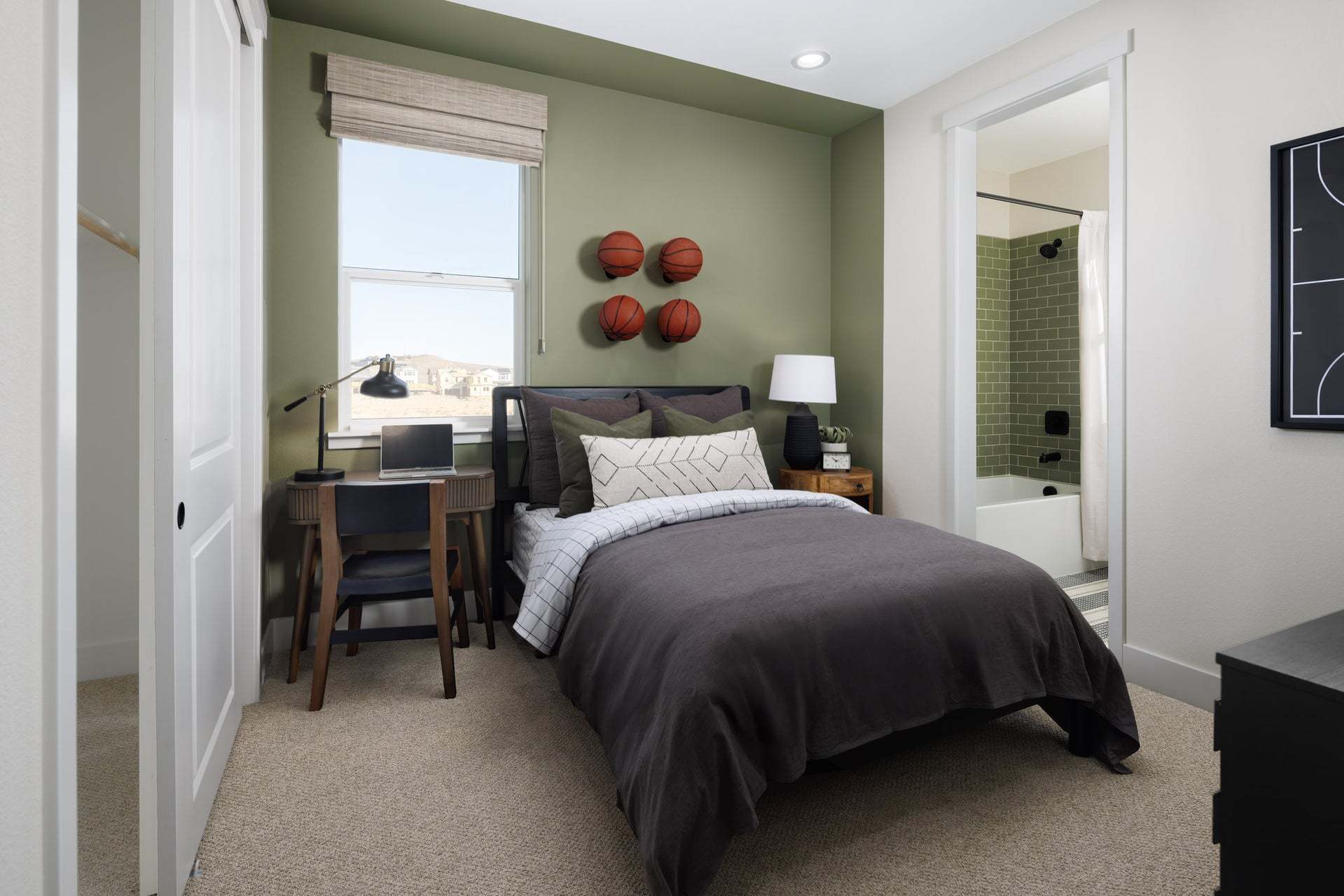 Jasmine at Francis Ranch by Trumark Homes I TH Residence 2 Model I Secondary Bedroom