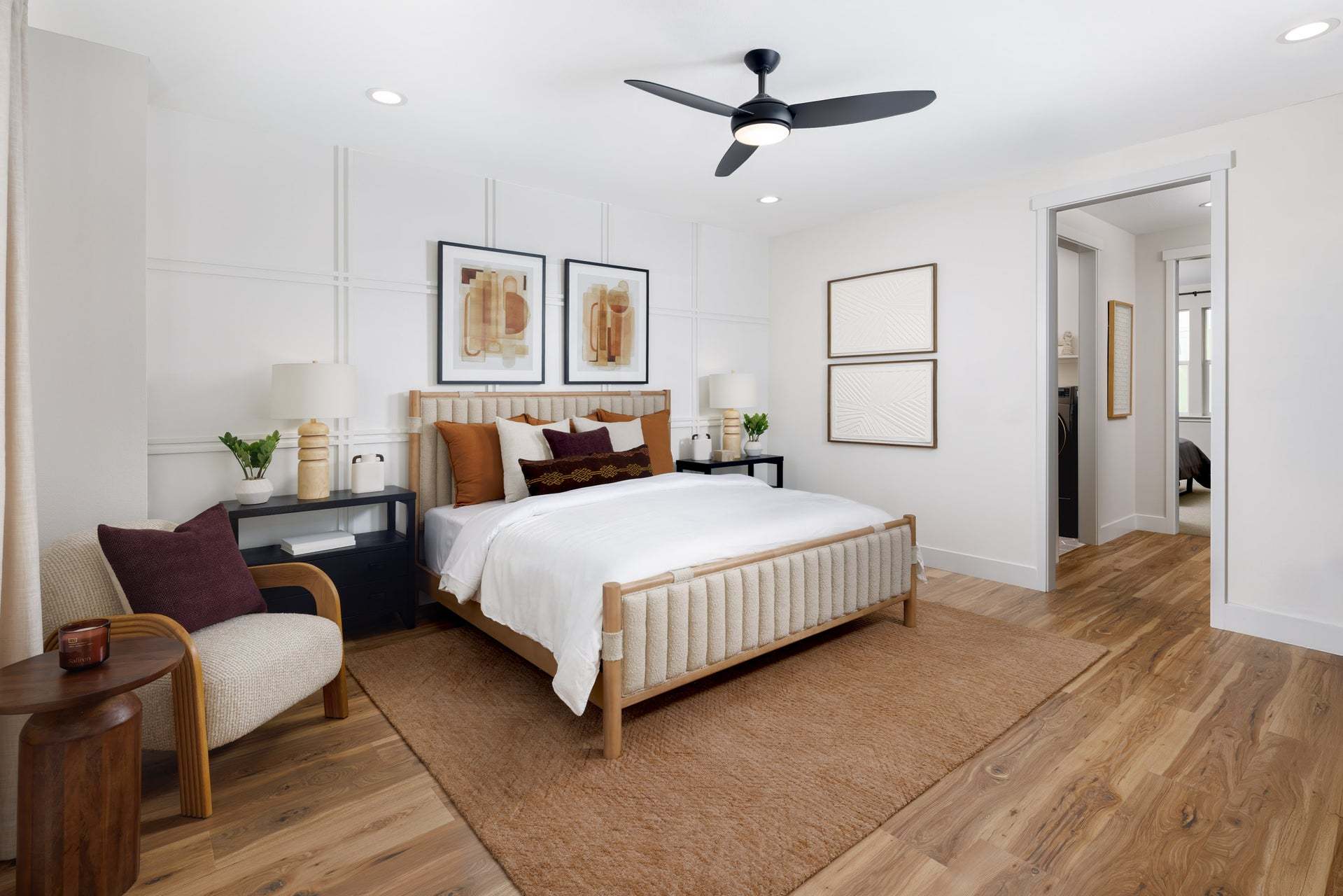 Jasmine at Francis Ranch by Trumark Homes I Duet Residence 2 Model I Primary Bedroom