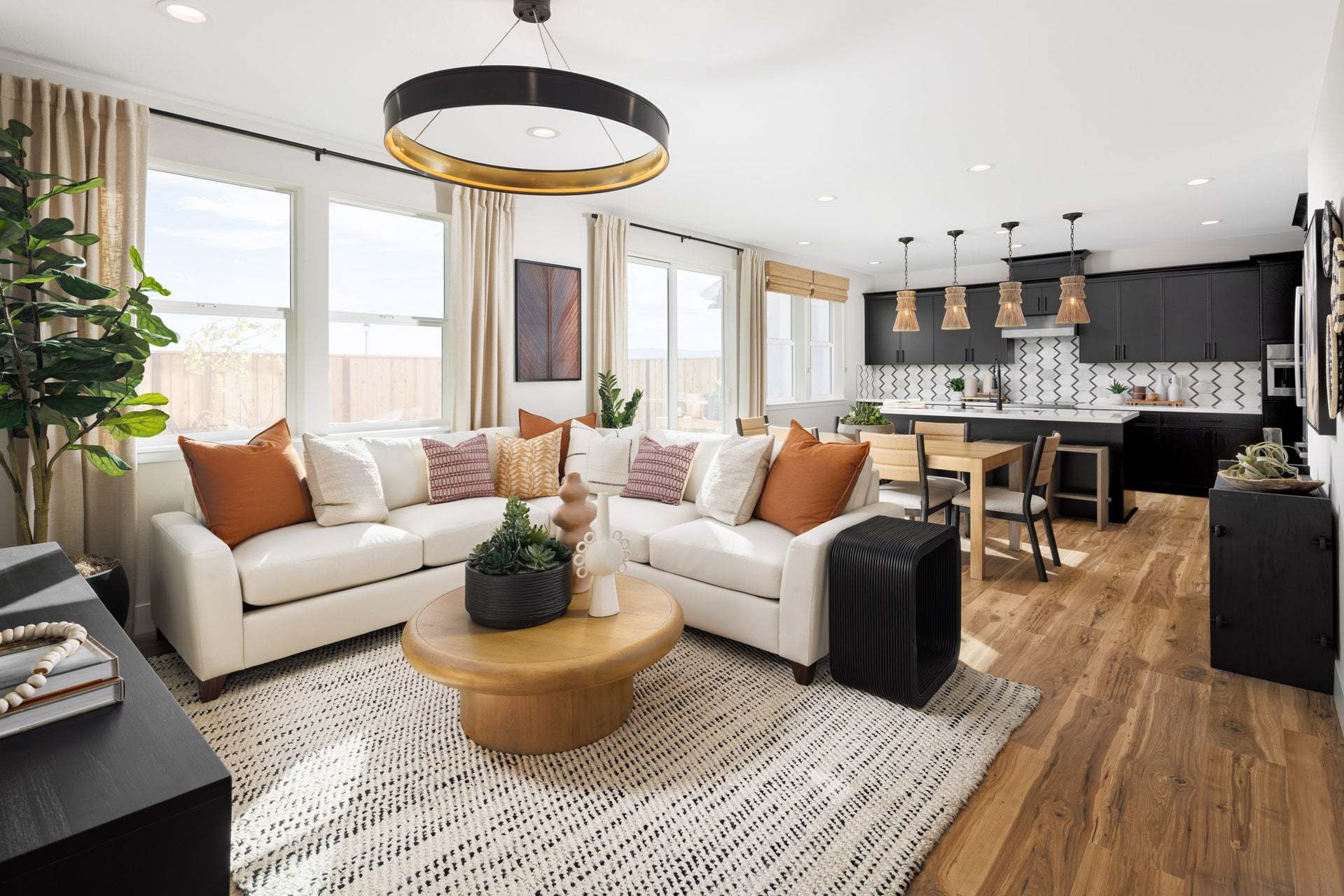 Jasmine at Francis Ranch by Trumark Homes I Duet Residence 2 Model I Open-Concept Living