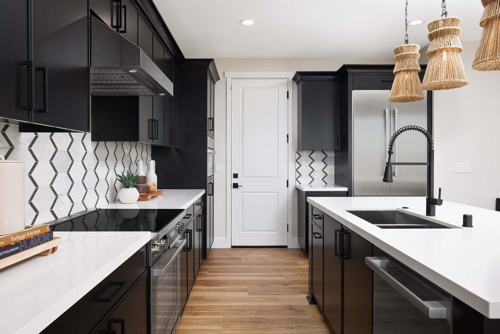 Jasmine at Francis Ranch by Trumark Homes I Duet Residence 2 Model I Kitchen Cabinets and Appliances