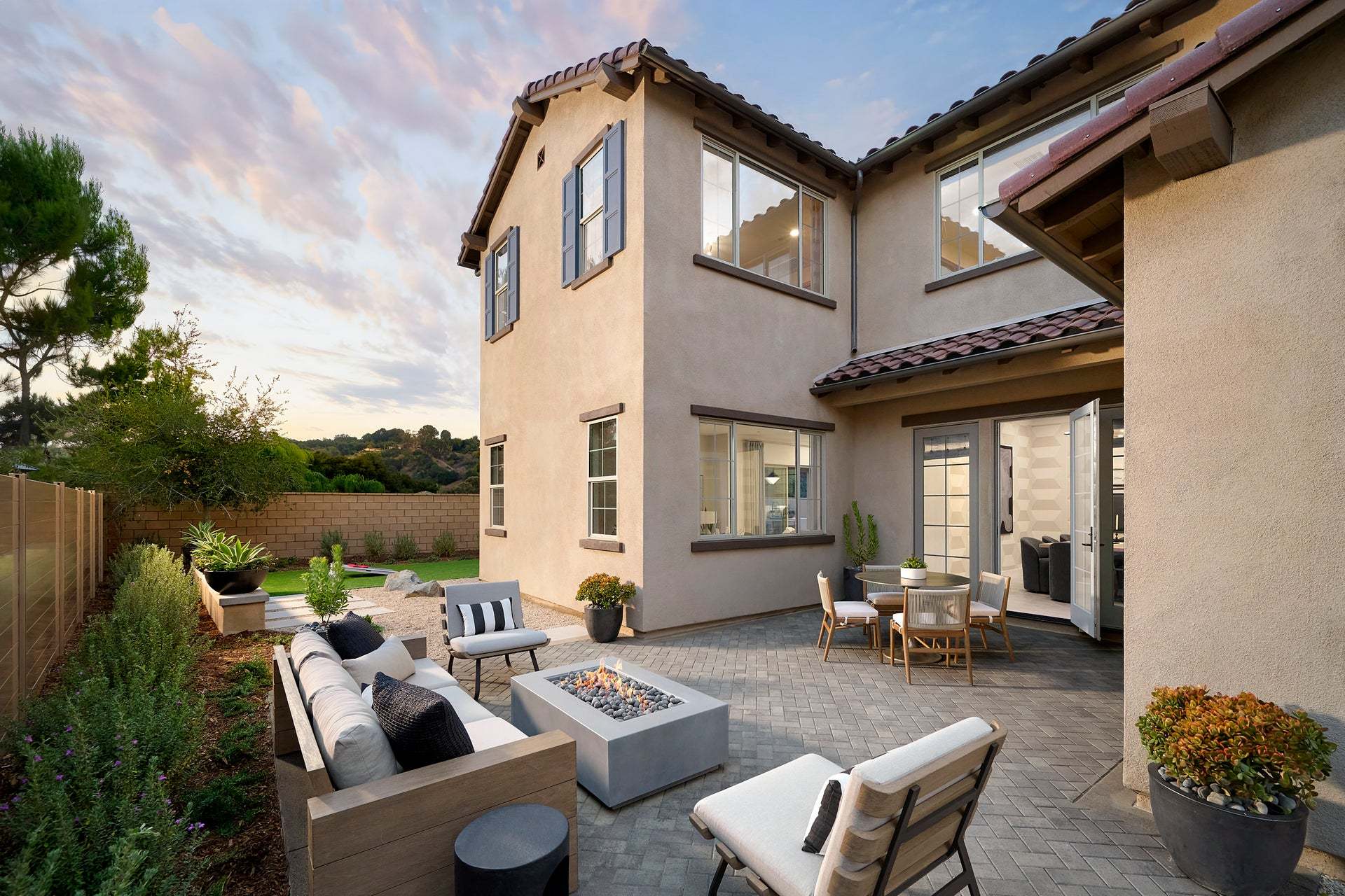 Serenity Grove | Backyard | Plan 2 | Chino Hills, CA