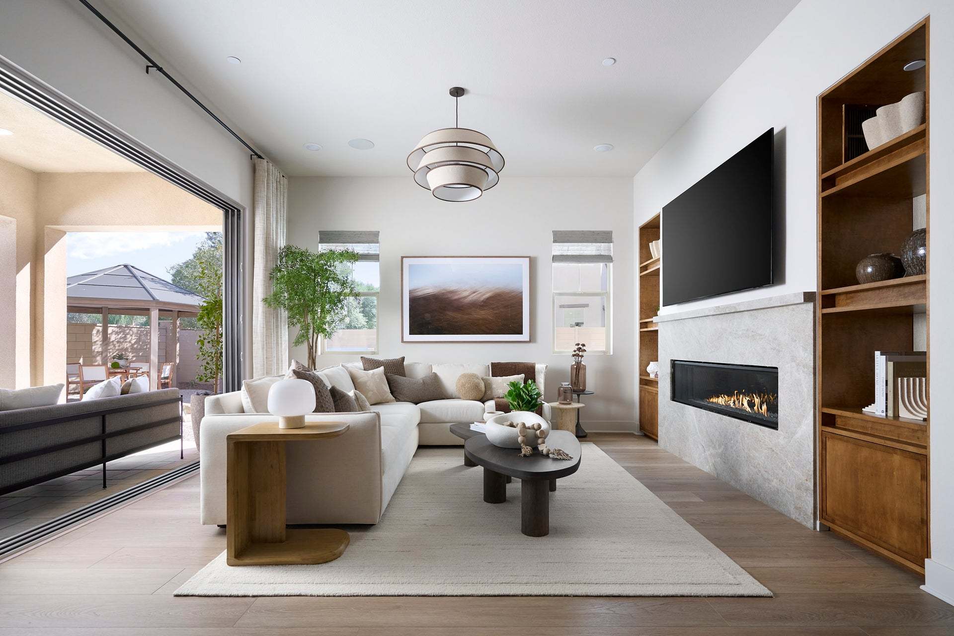 Serenity Grove | Living Room | Plan 1 | Chino Hills.CA