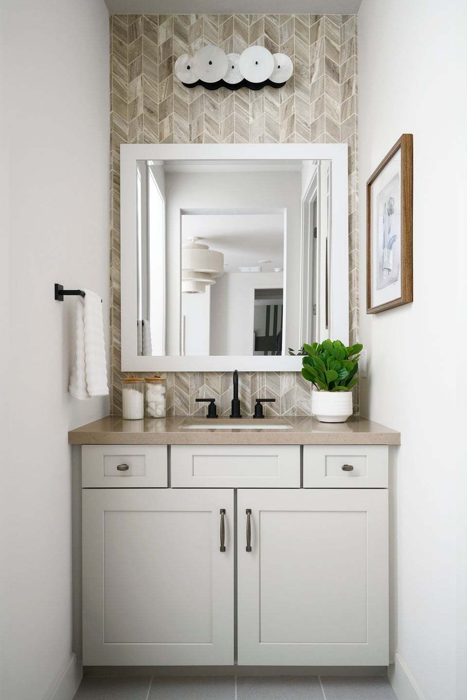 Serenity Grove | Powder Bathroom | Plan 1 | Chino Hills.CA