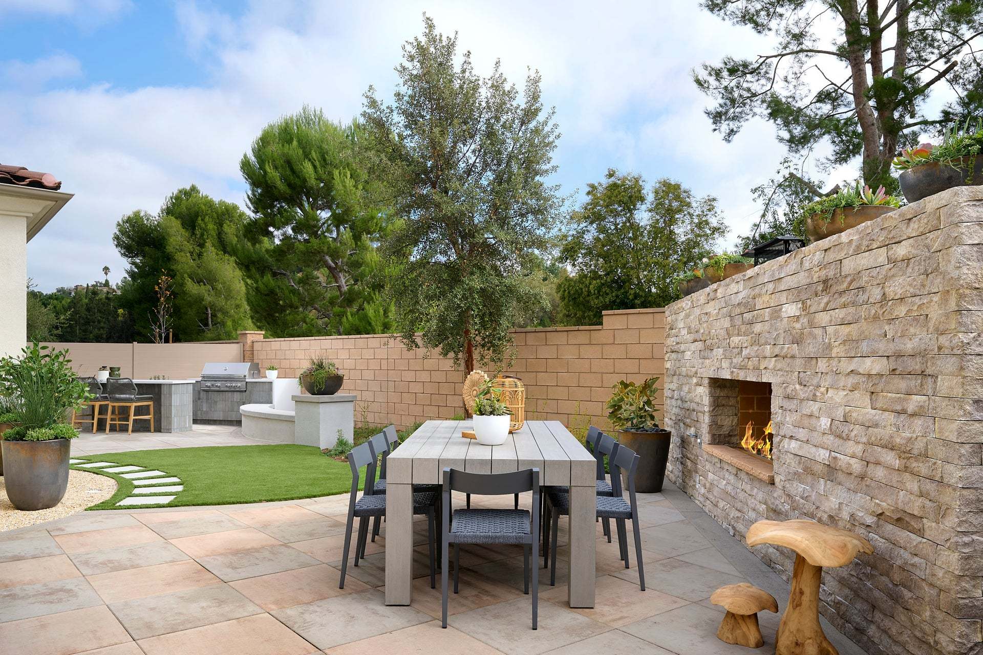 Serenity Grove | Backyard | Plan 3 | Chino Hills, CA