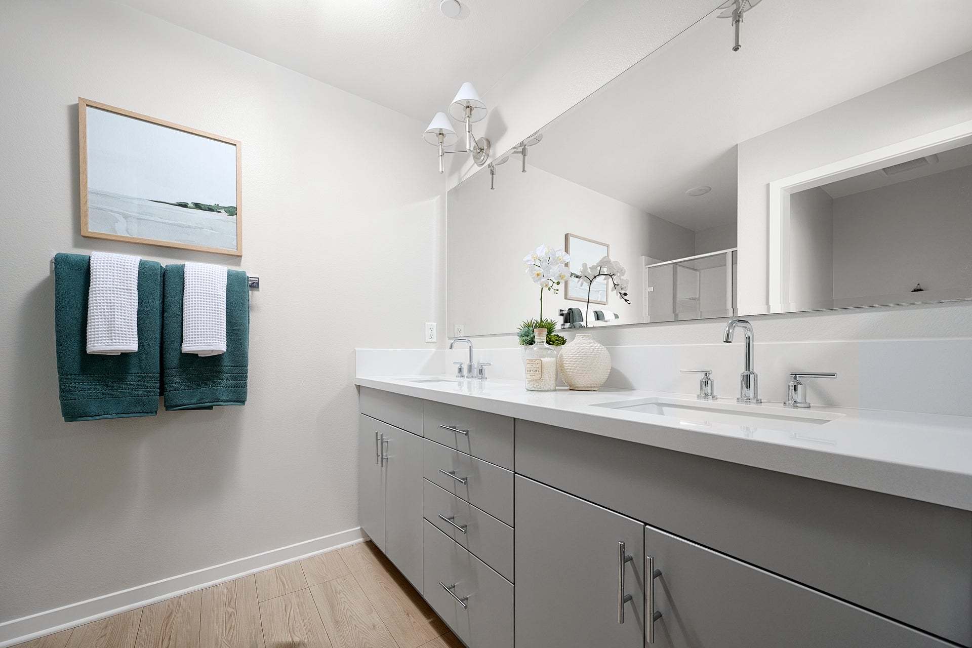 Blossom | Plan 5 | Primary Bathroom | Covina, CA