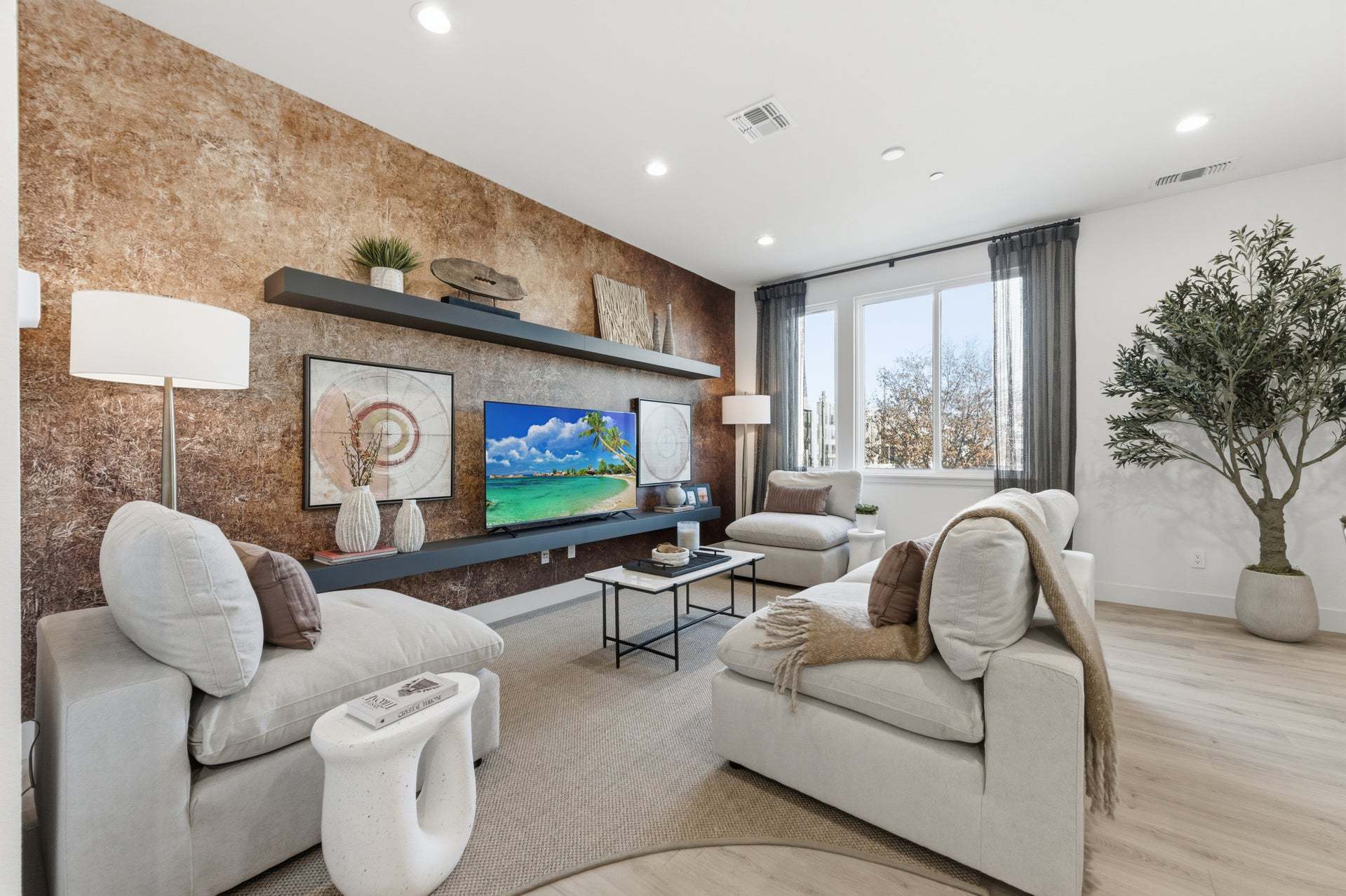 Residence 1 at Skyline by Trumark Homes I Alameda, CA I Residence 1 Model I Great Room