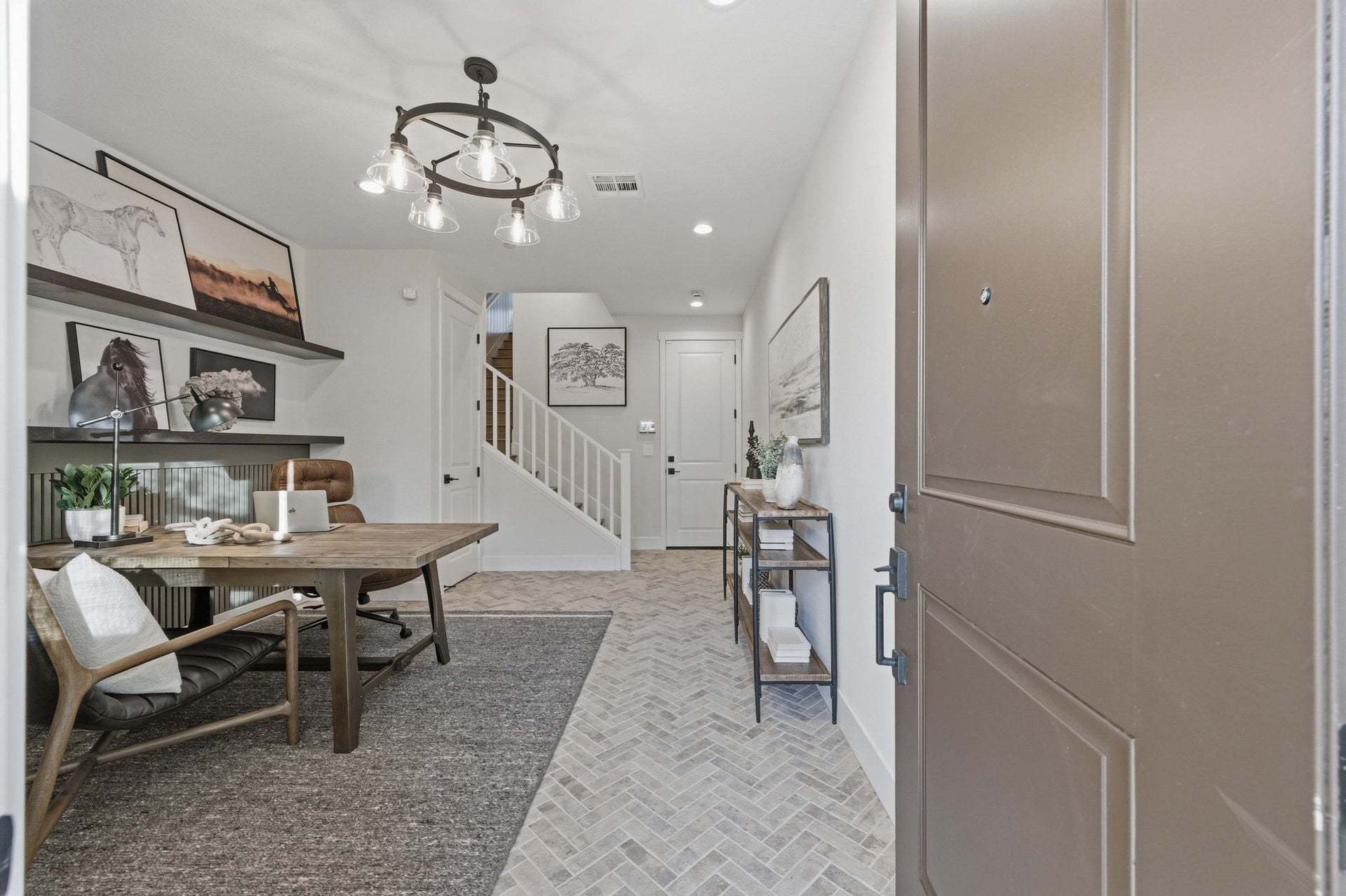 Solera at Arroyo Crossings by Trumark Homes I Residence 2 I Entryway to Den