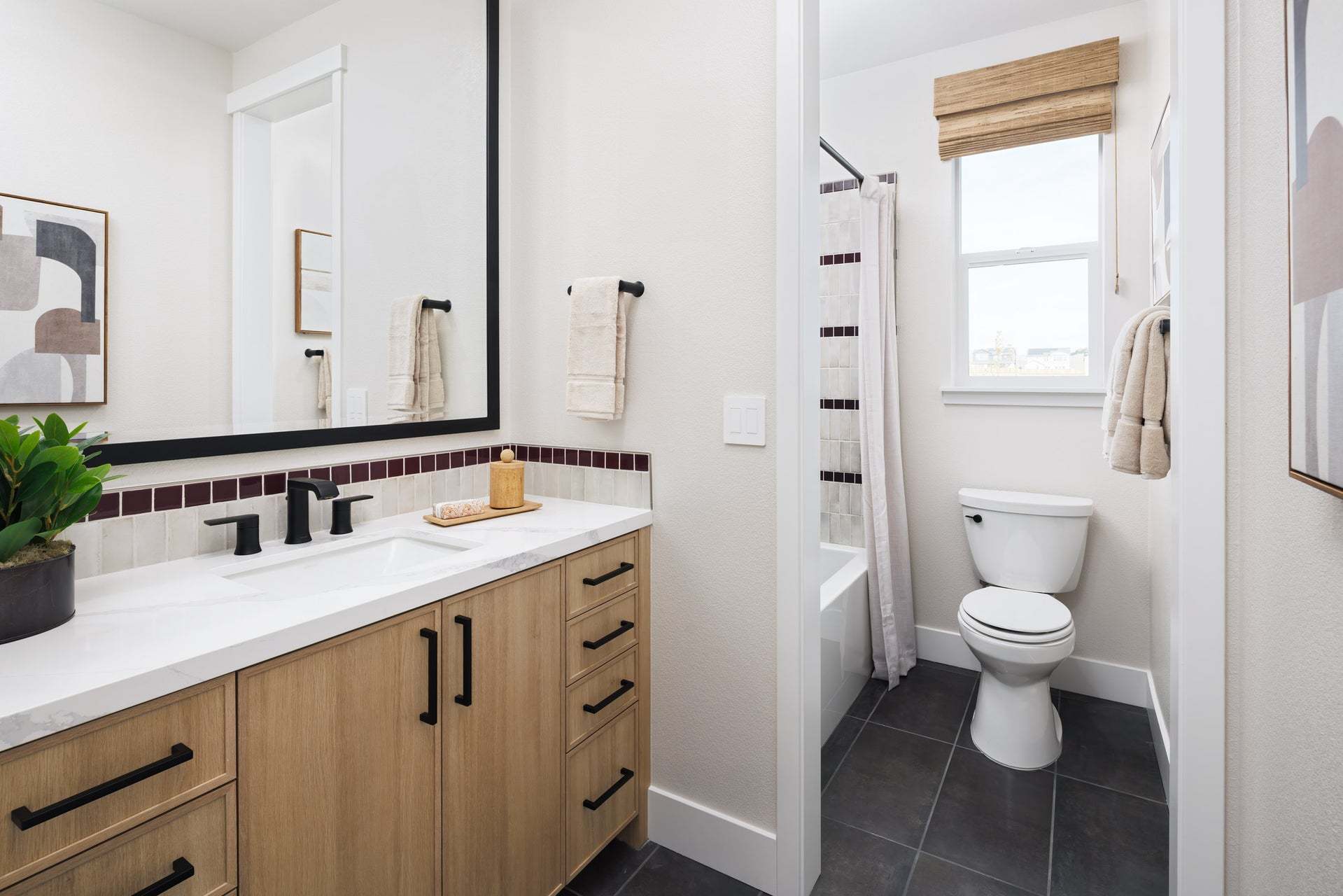 Jasmine at Francis Ranch by Trumark Homes I Duet Residence 2 Model I Bathroom