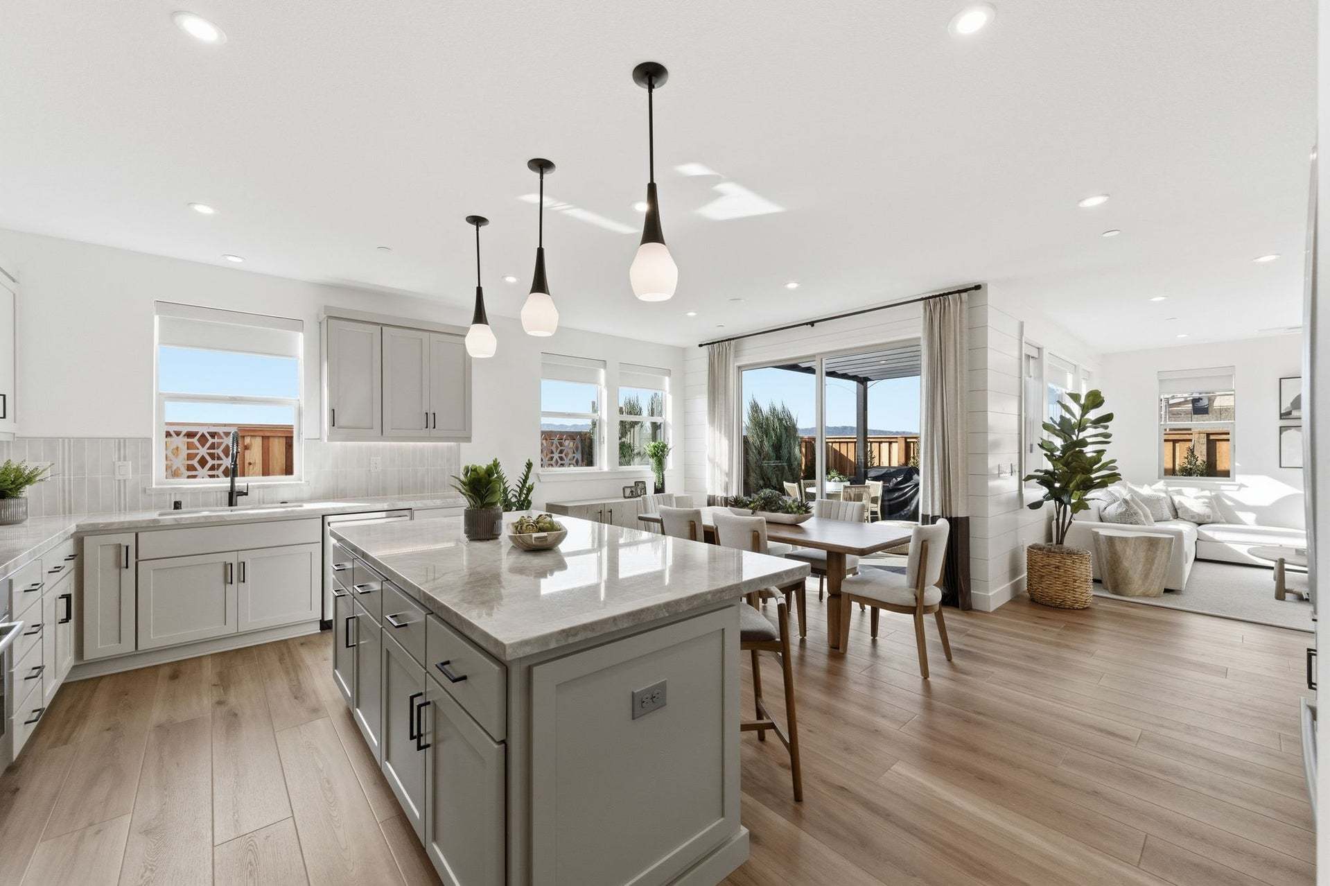 Parkton by Trumark Homes I Residence 1 Model I Dining Area and Kitchen