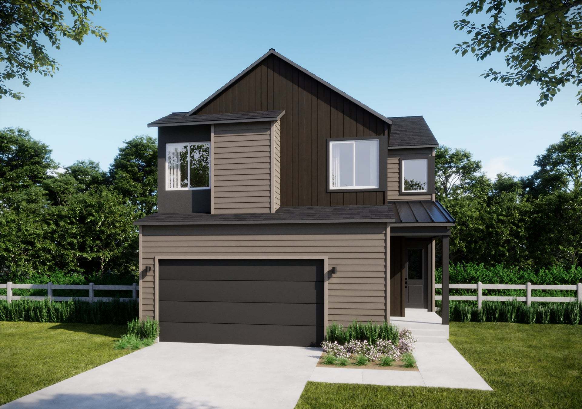 Rhapsody at Sterling Ranch by Trumark Homes | Plan 1A | Modern Ranch