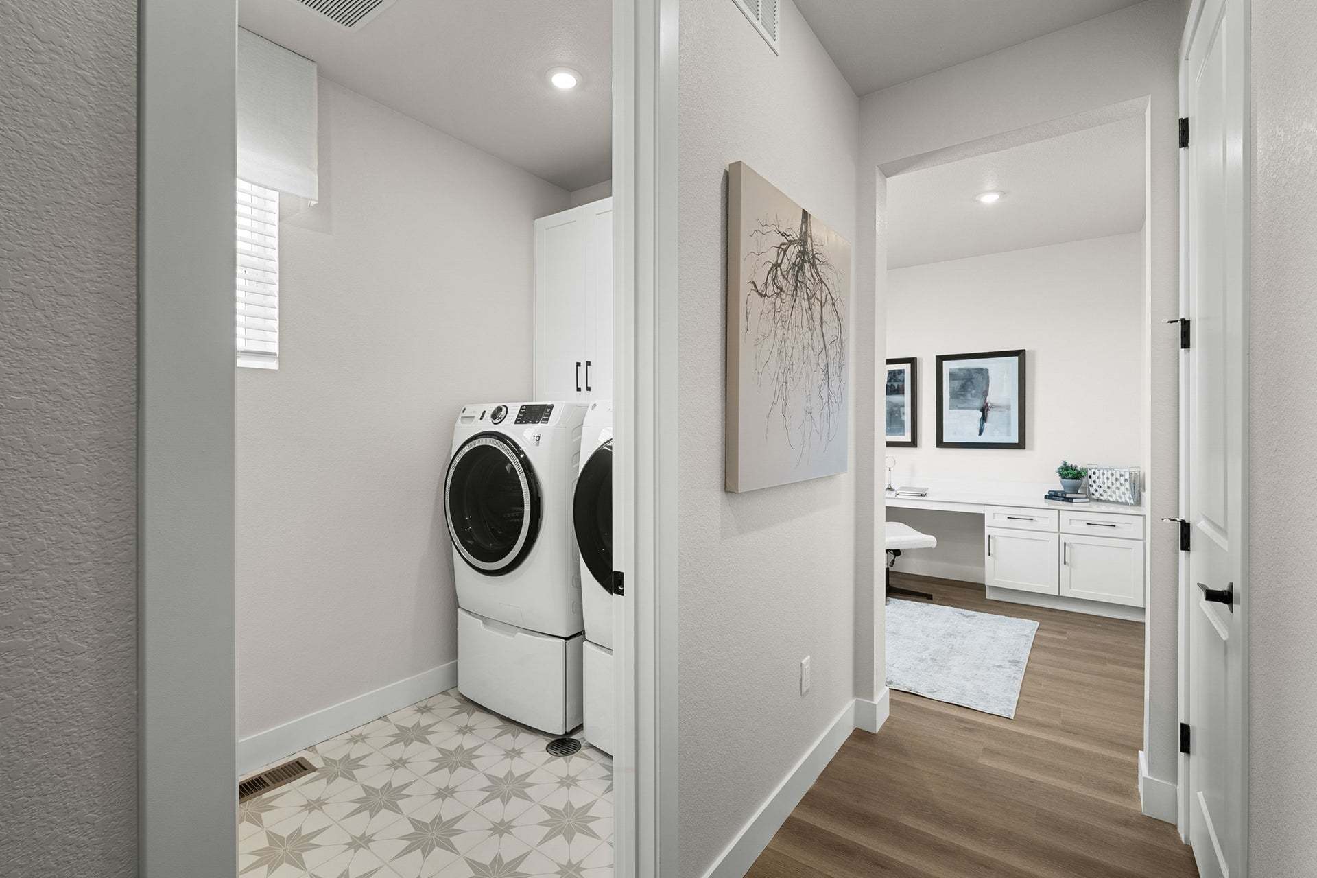 Kestrel at Tanterra by Trumark Homes in Parker, CO | Nightingale Model | Laundry & Flex