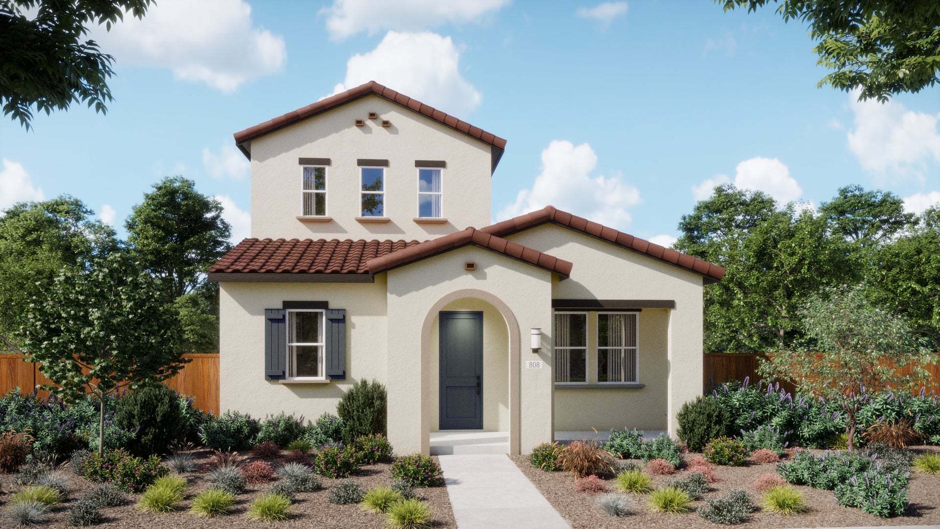 Plan 2 Spanish Elevation | Morada | Paso Robles, CA