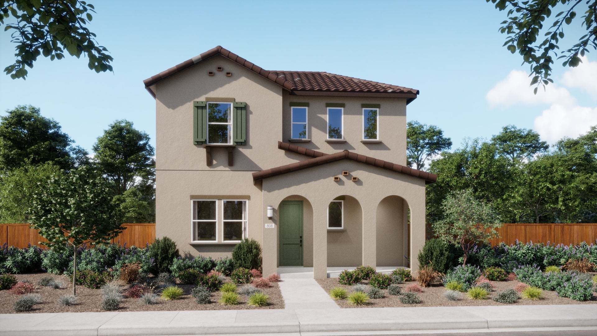 Plan 4 Spanish Elevation | Morada | Paso Robles, CA