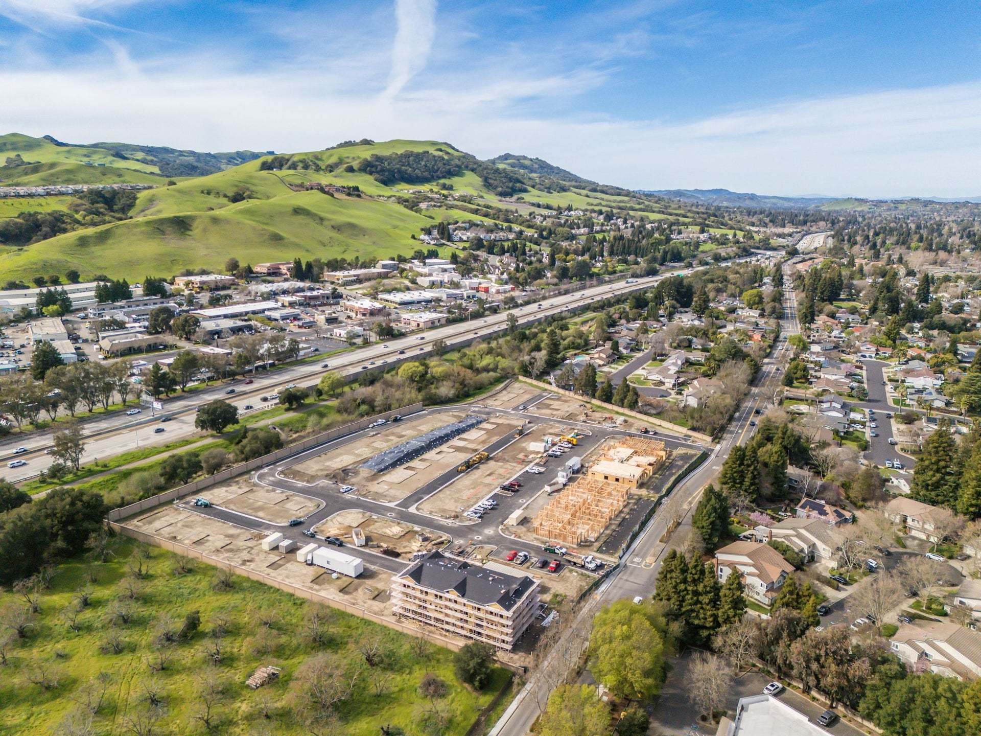 The Orchard in Danville, CA by Trumark Homes I Aerial View of Site