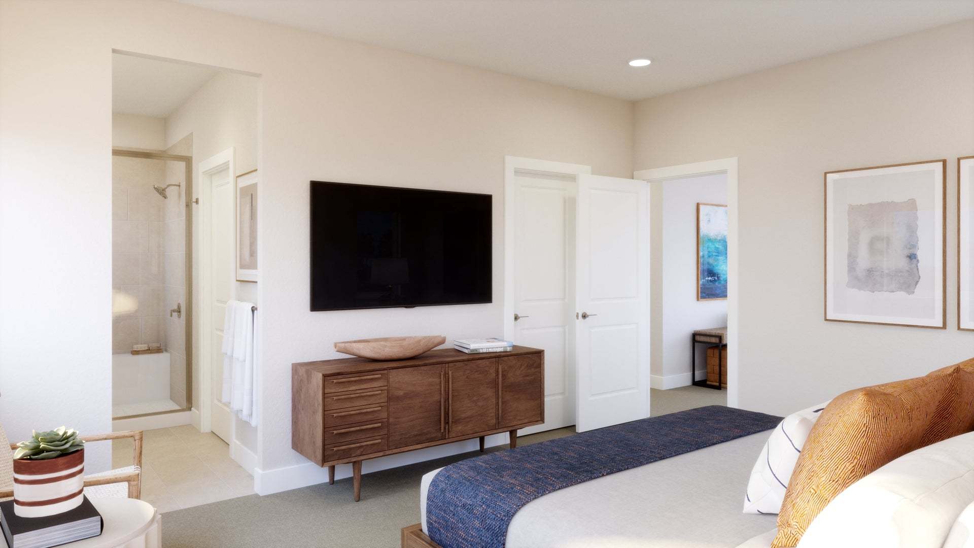 Starling at Tanterra | Plan 2 | Virtual Interior Primary Bedroom