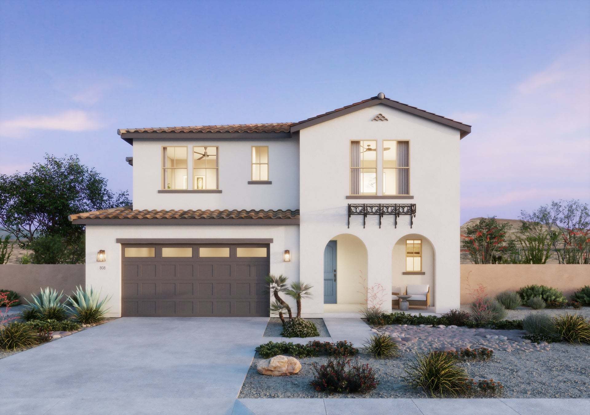 Horizon at Solara | Exterior Rendering | Plan 1 | Spanish | Corona, CA