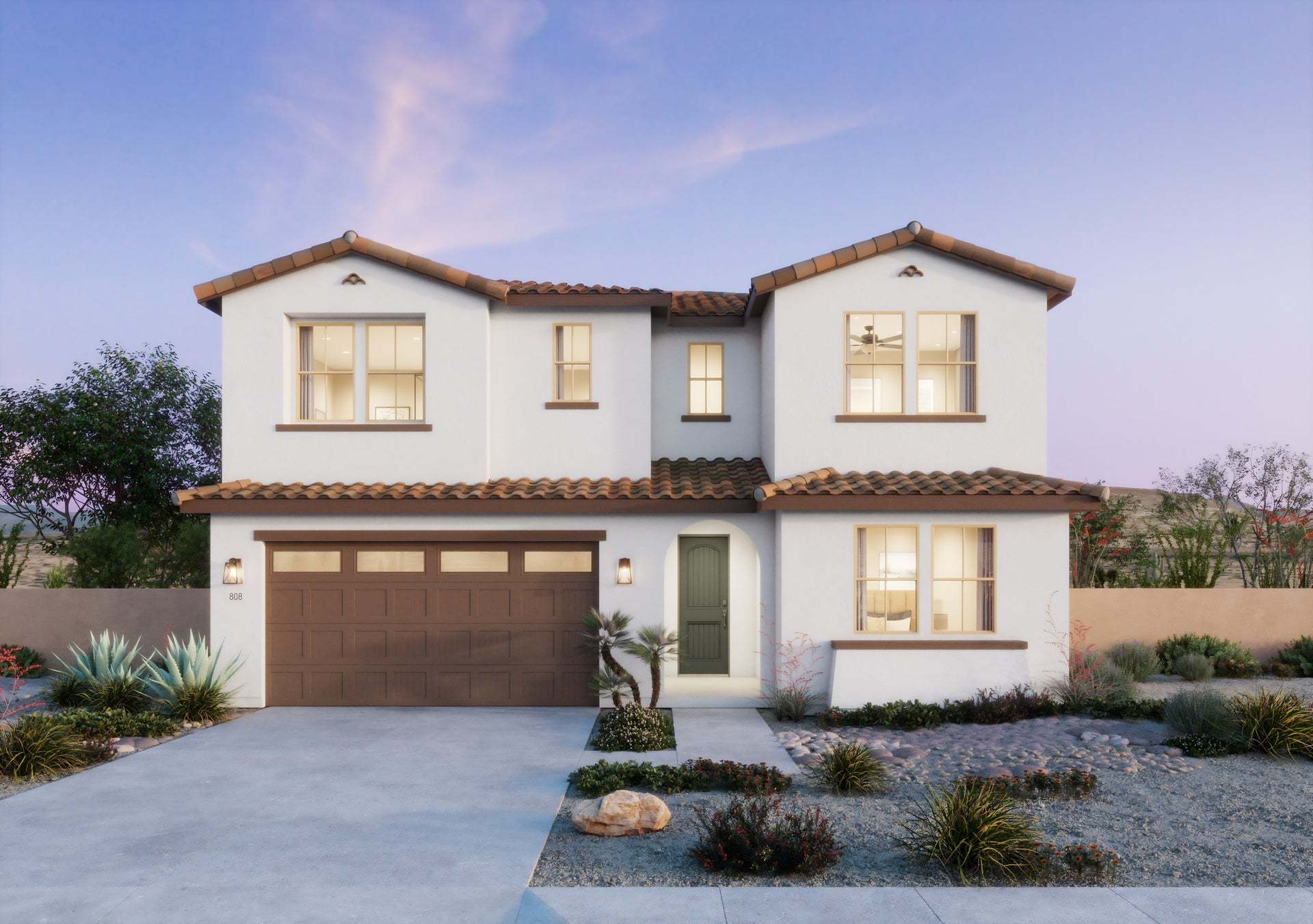 Horizon at Solara | Exterior Rendering | Plan 2 | Spanish | Corona, CA