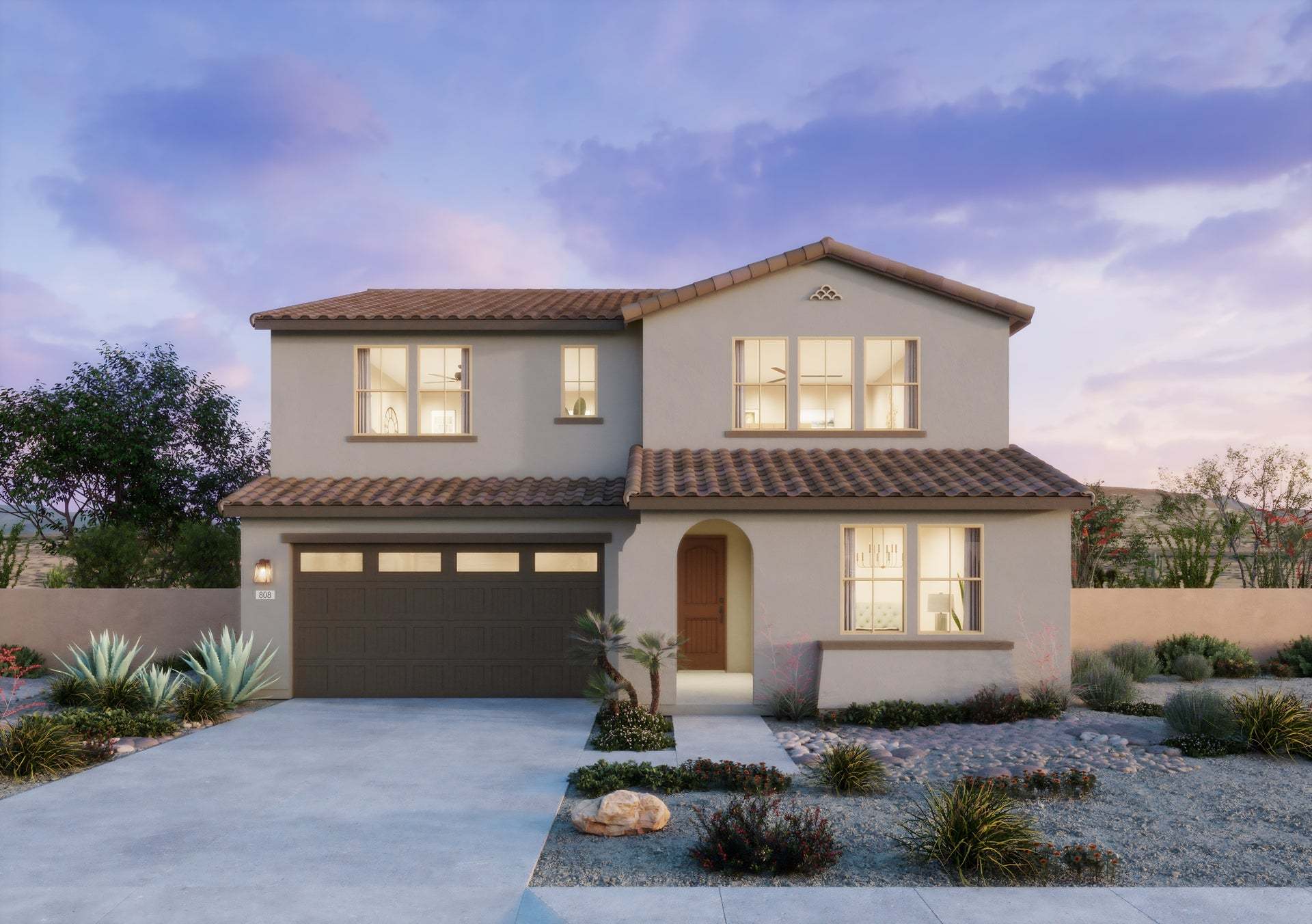 Horizon at Solara | Exterior Rendering | Plan 3 | Spanish | Corona, CA