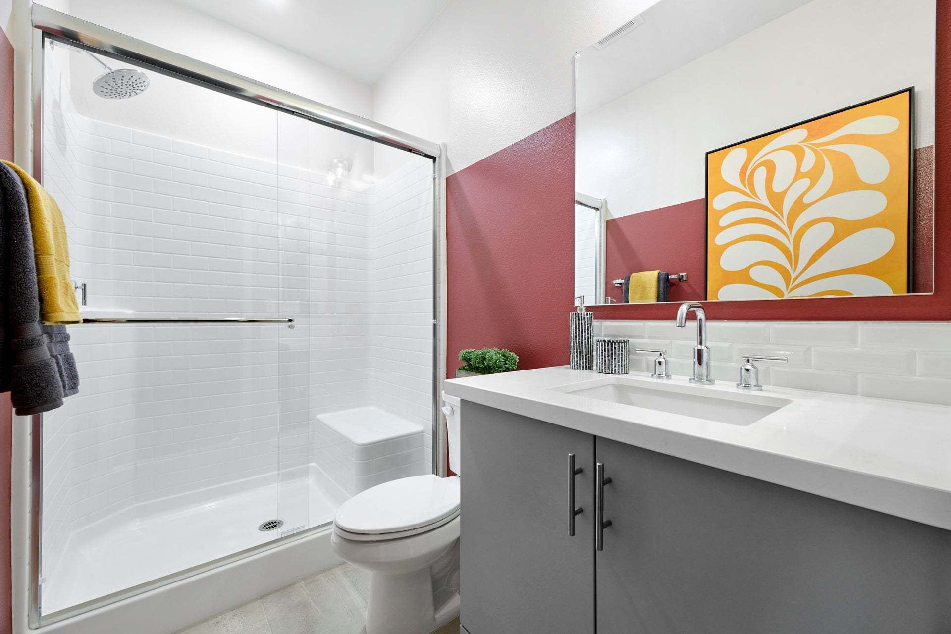 Blossom | Plan 2x | Primary Bathroom | Covina, CA