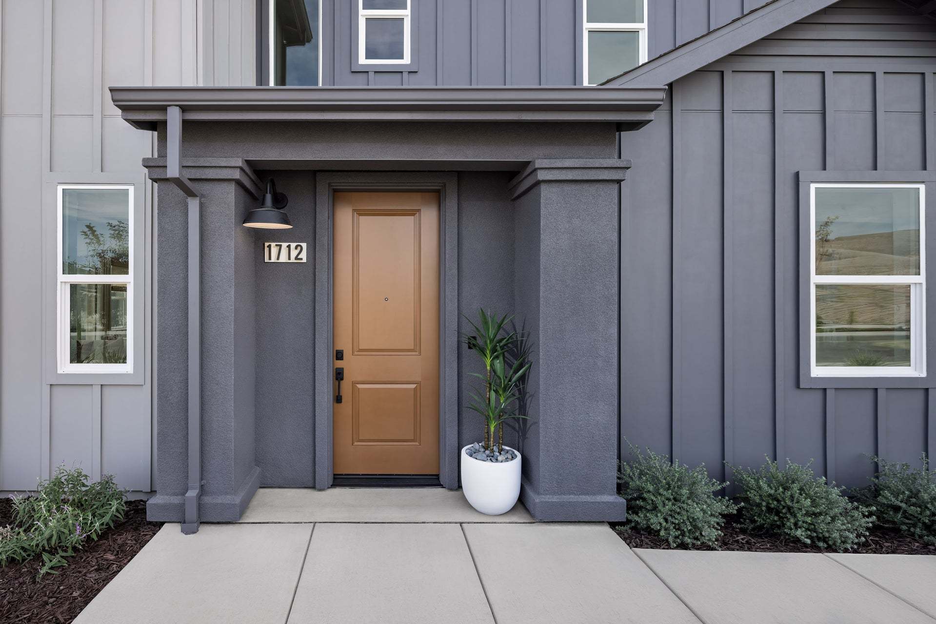 Jasmine at Francis Ranch by Trumark Homes I Duet Residence 2 Model I Entrance