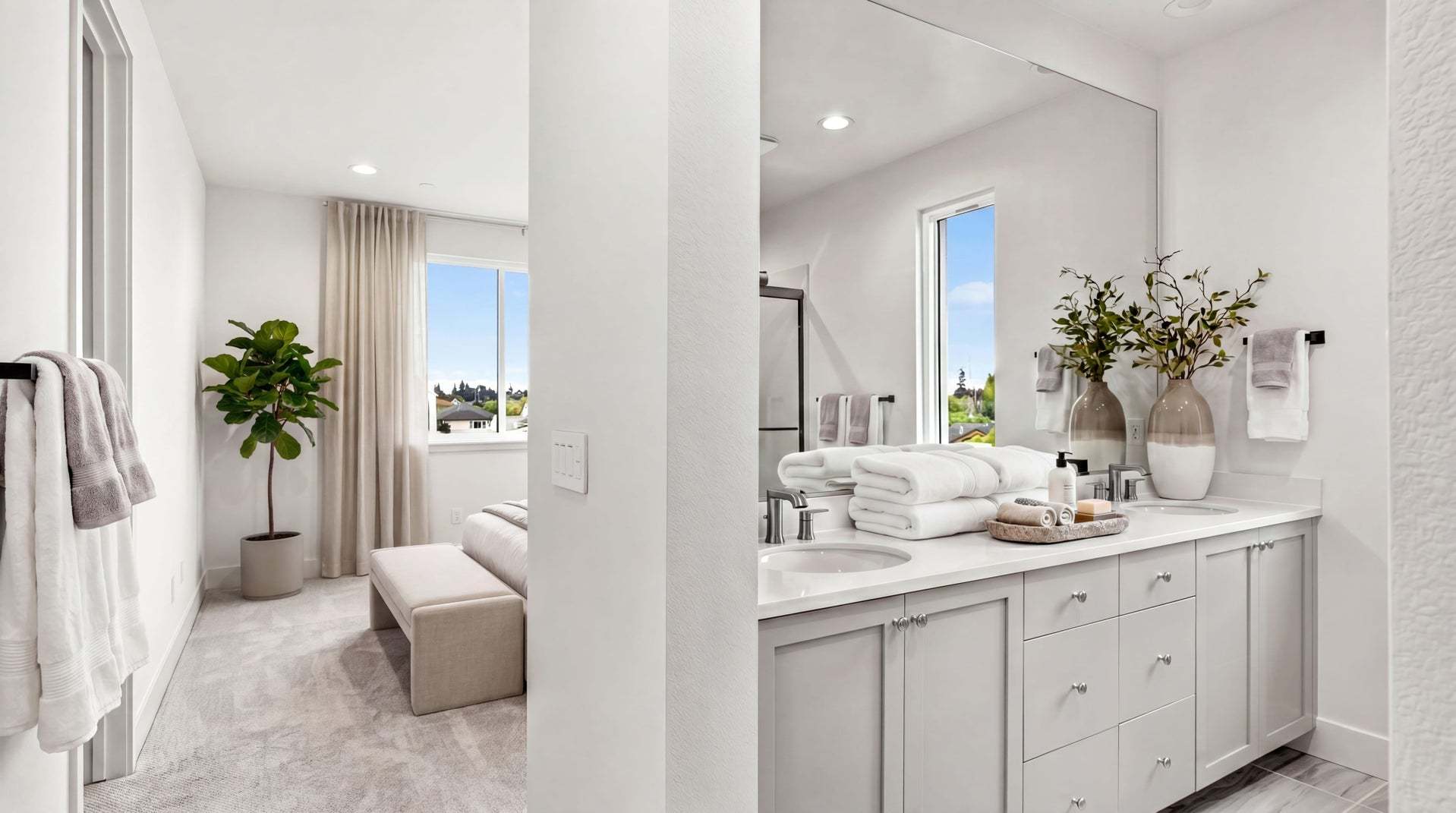 Skyline by Trumark Homes in Alameda, CA I Residence 5 I Primary Bathroom
