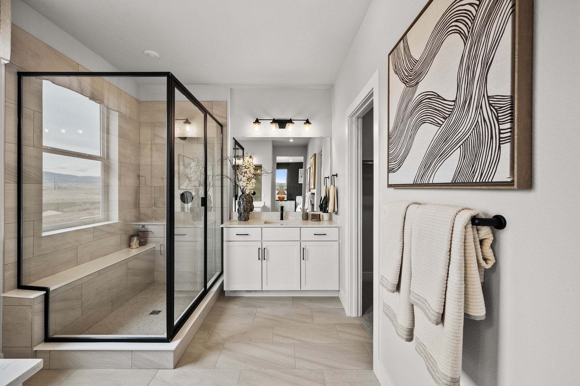 Rhapsody at Sterling Ranch by Trumark Homes | Plan 3 Model | Primary Bath