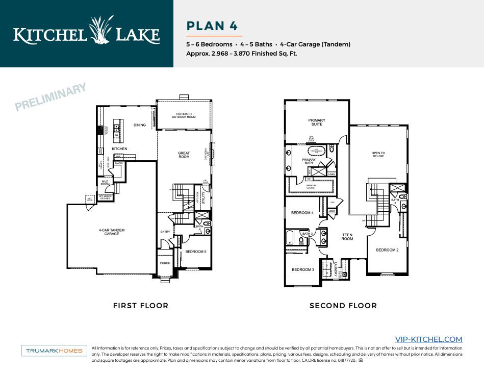 Kitchel Lake Plan 4 Floor Plan