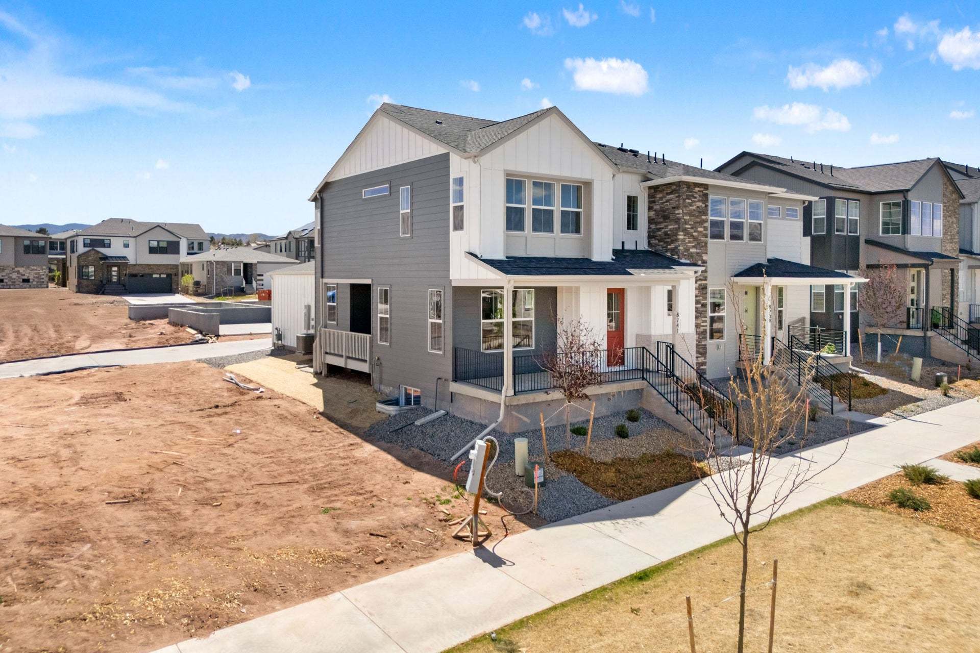 8741 Whiteclover Street | Duet at Sterling Ranch by Trumark Homes | Plan 2 | Exterior