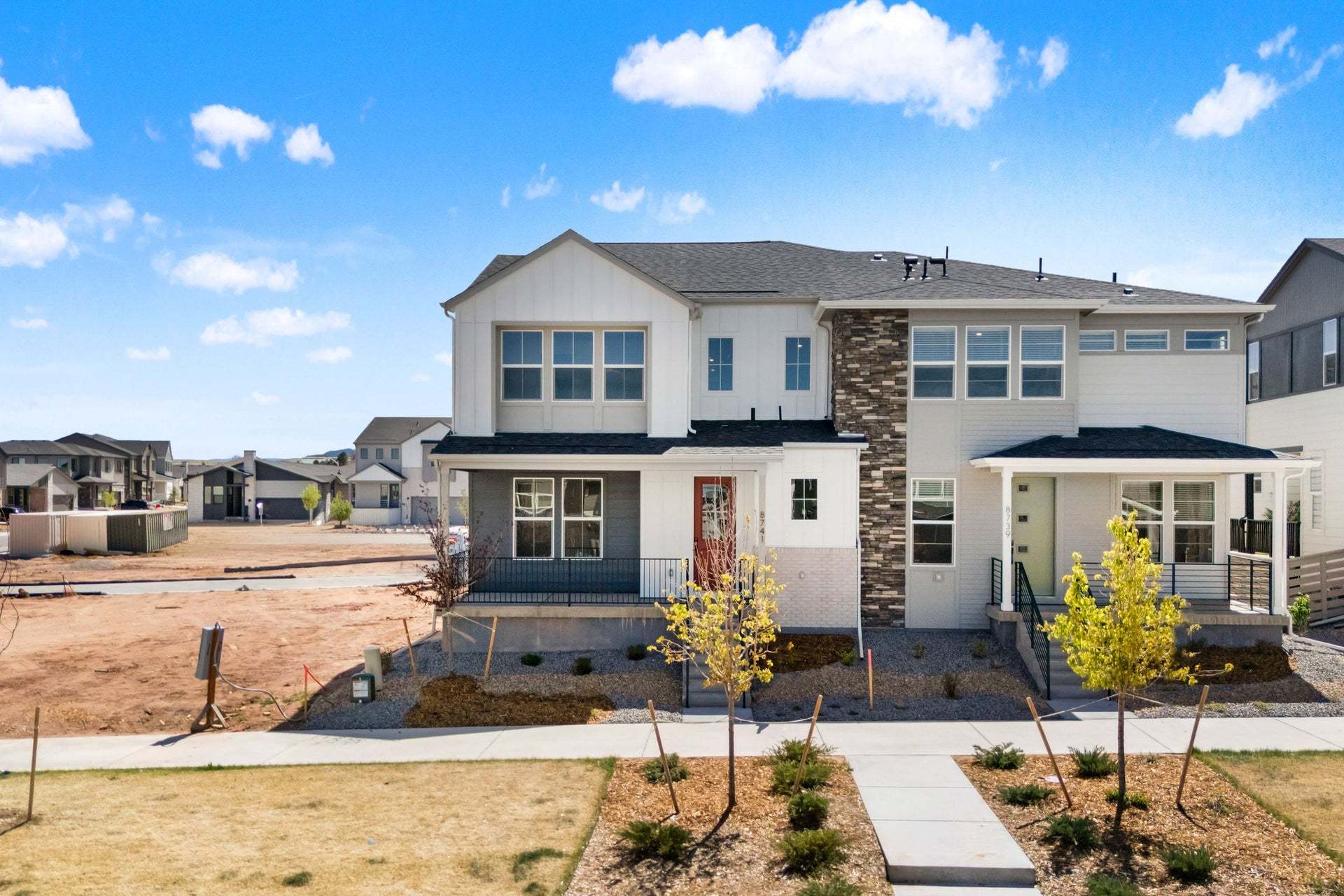 8741 Whiteclover Street | Duet at Sterling Ranch by Trumark Homes | Plan 2 | Exterior
