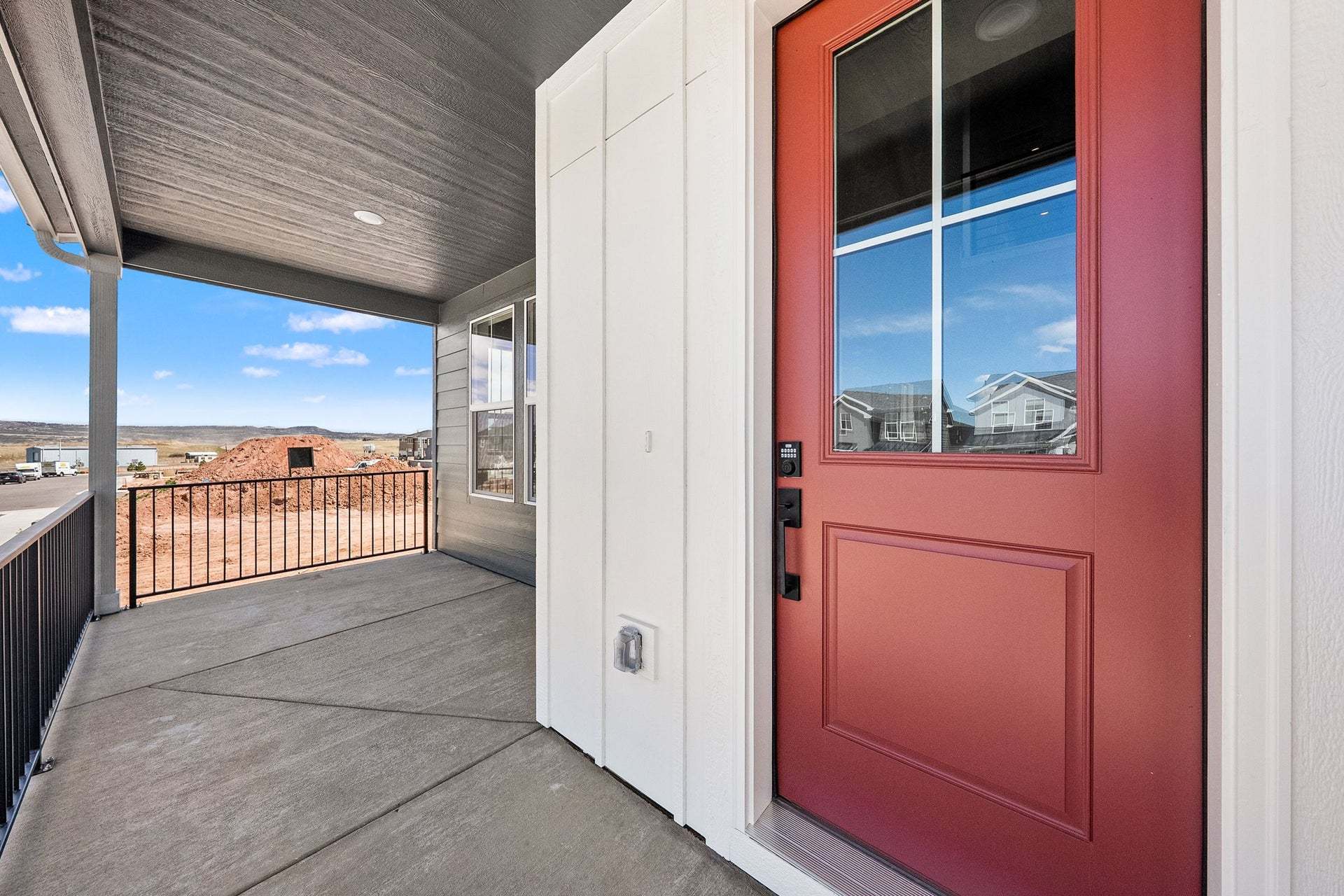 8741 Whiteclover Street | Duet at Sterling Ranch by Trumark Homes | Plan 2 |Entry Door