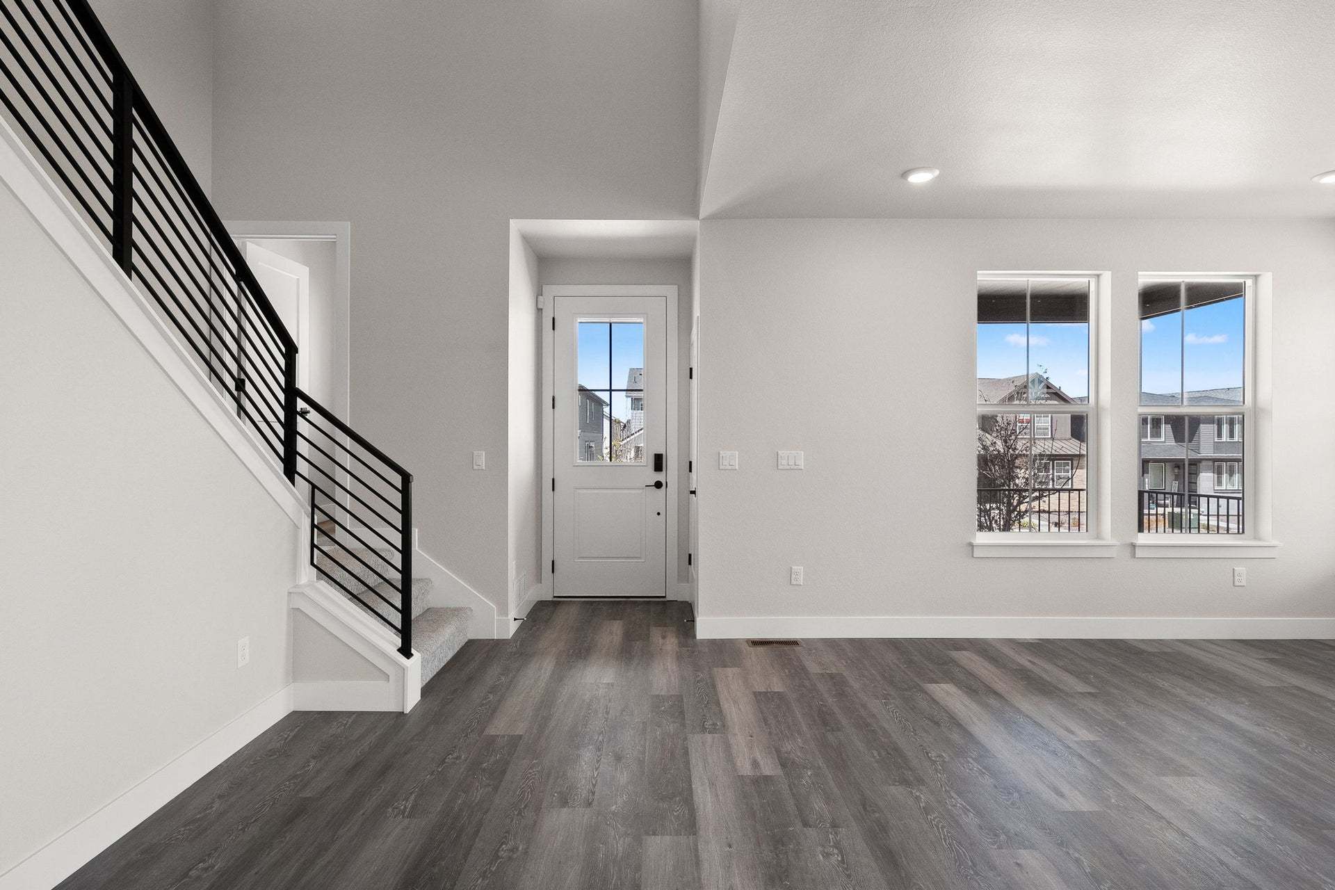 8741 Whiteclover Street | Duet at Sterling Ranch by Trumark Homes | Plan 2 | Entry