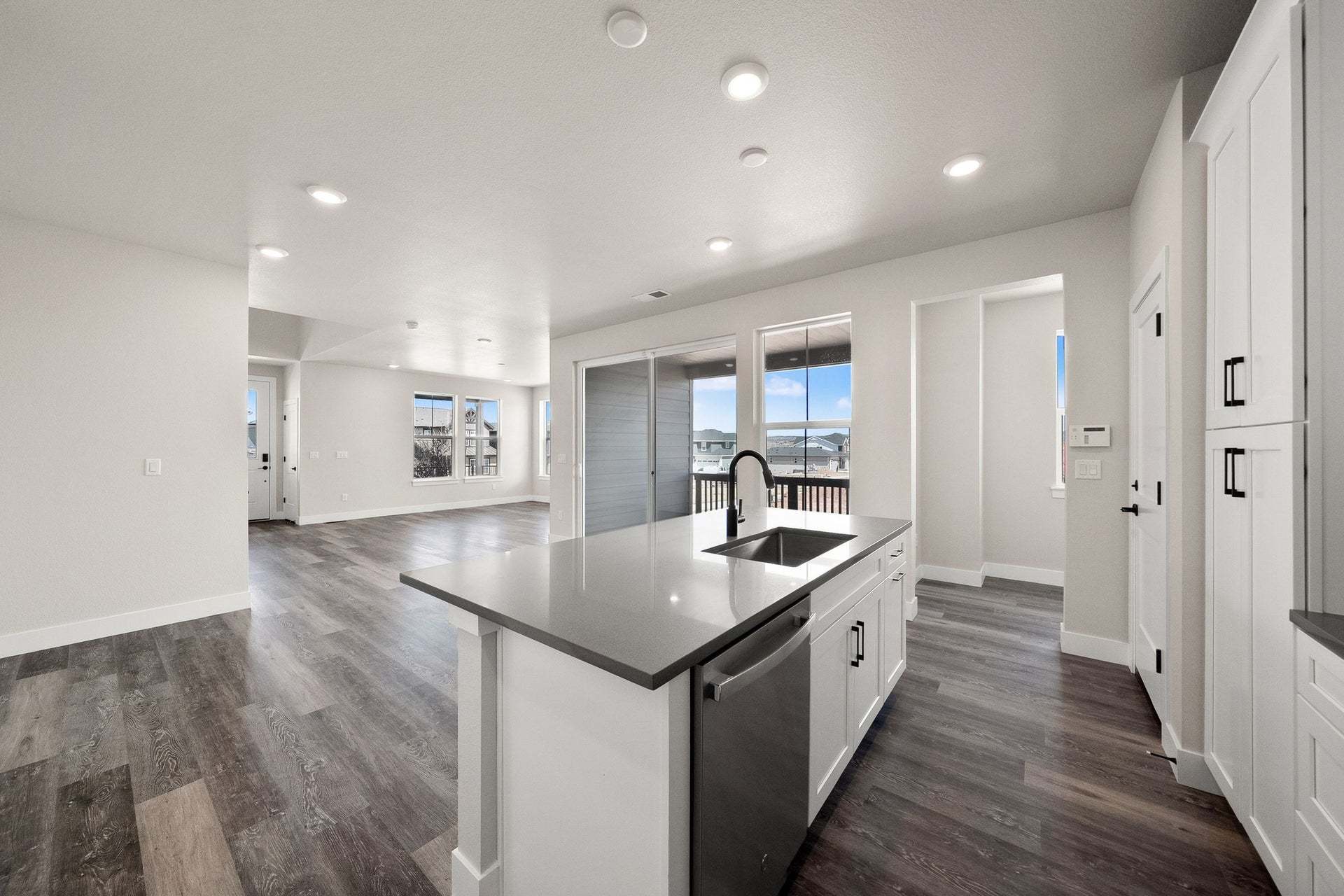 8741 Whiteclover Street | Duet at Sterling Ranch by Trumark Homes | Plan 2 | Kitchen