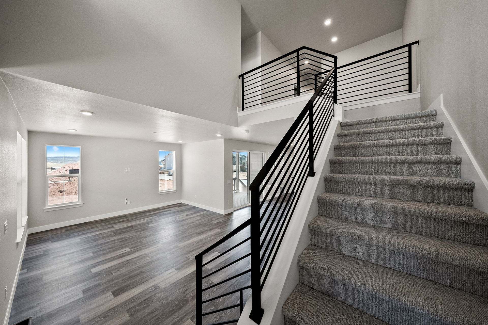 8741 Whiteclover Street | Duet at Sterling Ranch by Trumark Homes | Plan 2 | Stairs