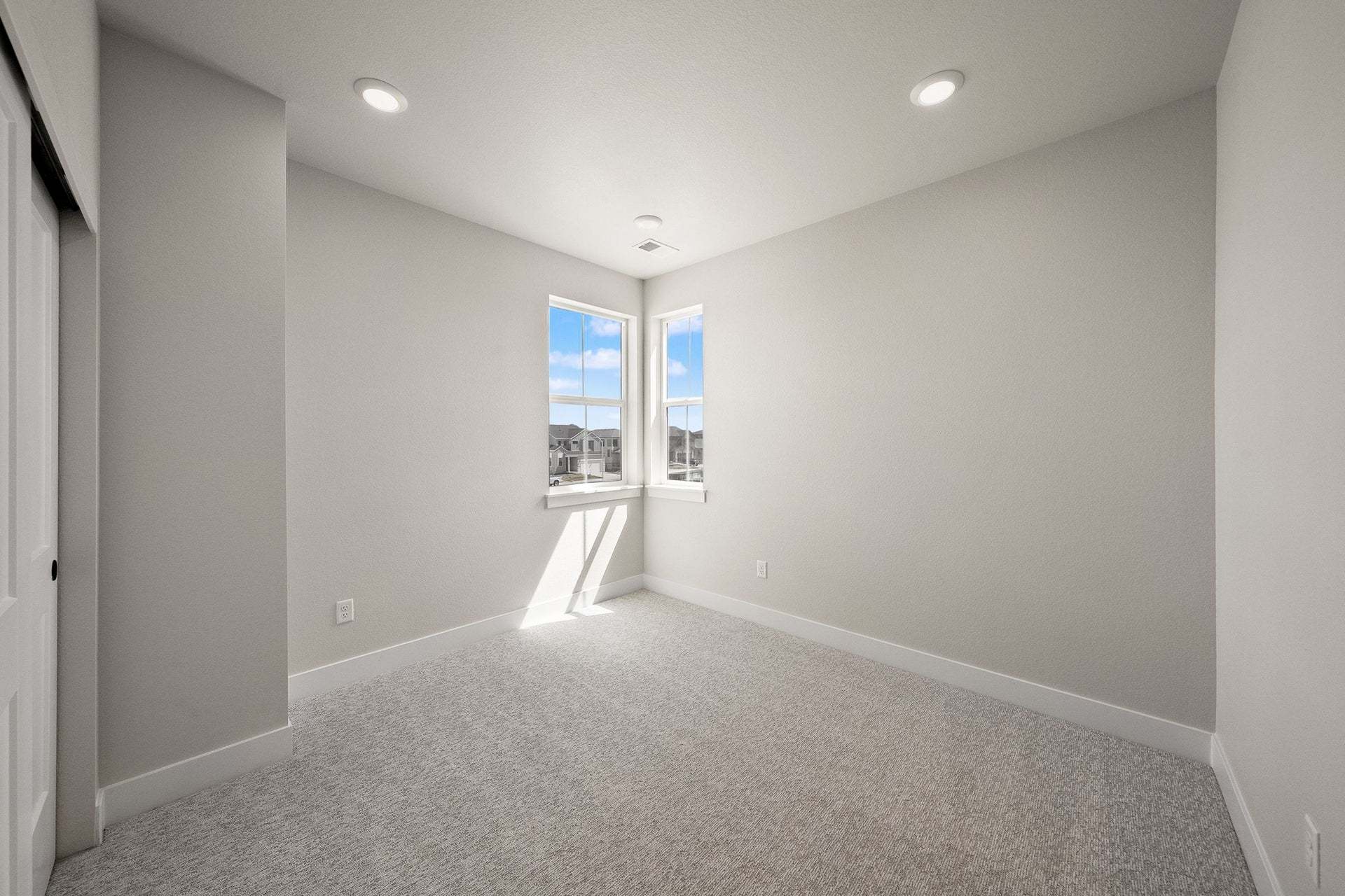 8741 Whiteclover Street | Duet at Sterling Ranch by Trumark Homes | Plan 2 | Secondary Bedroom