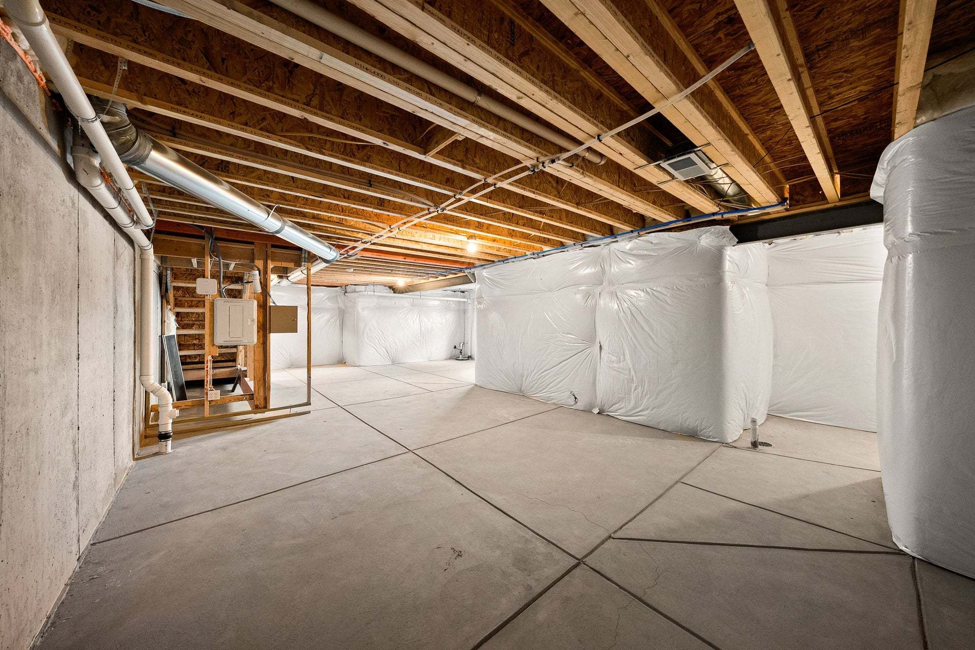 8741 Whiteclover Street | Duet at Sterling Ranch by Trumark Homes | Plan 2 | Unfinished Basement