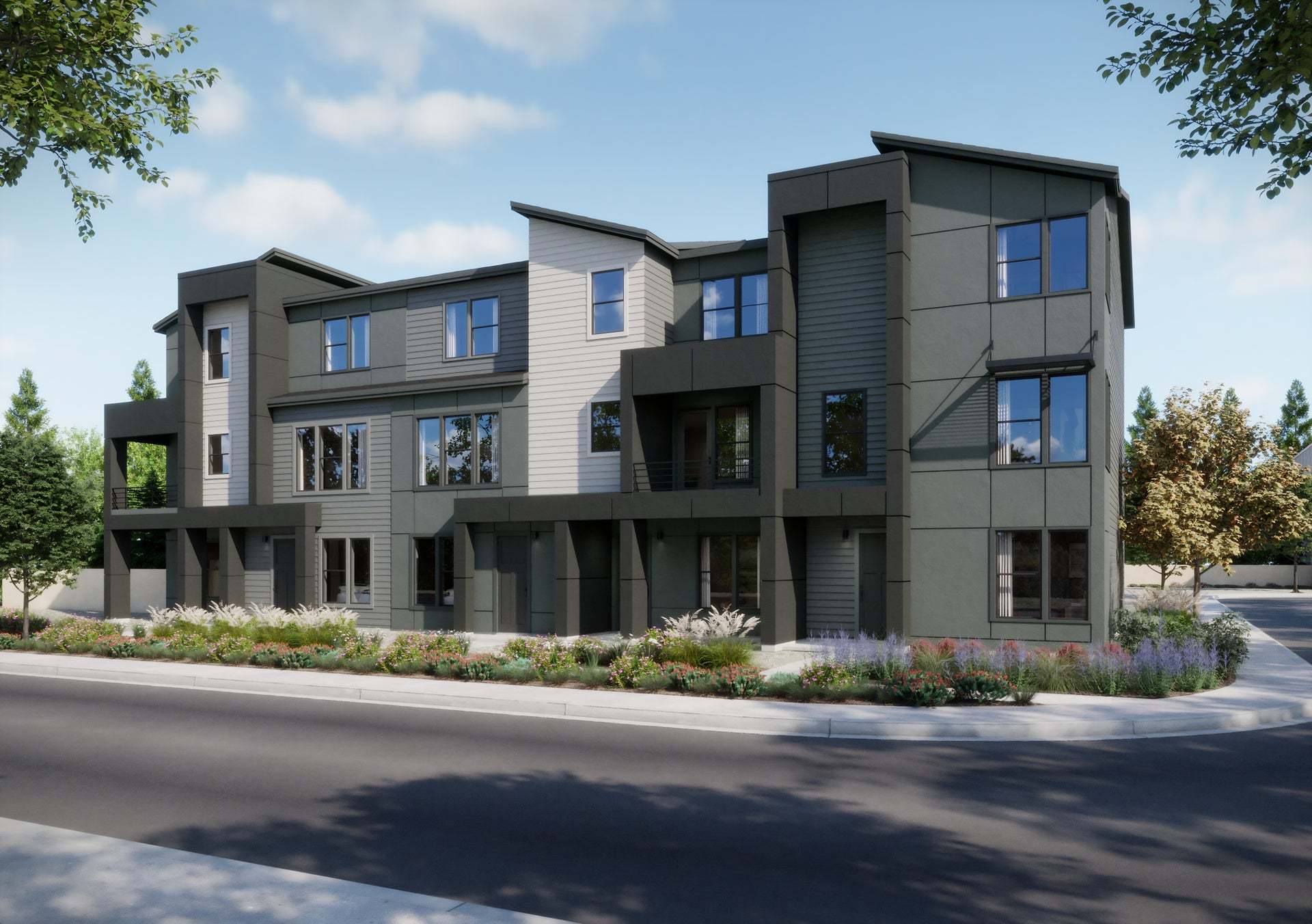 Berkeley Villas in Denver | Exterior Rendering