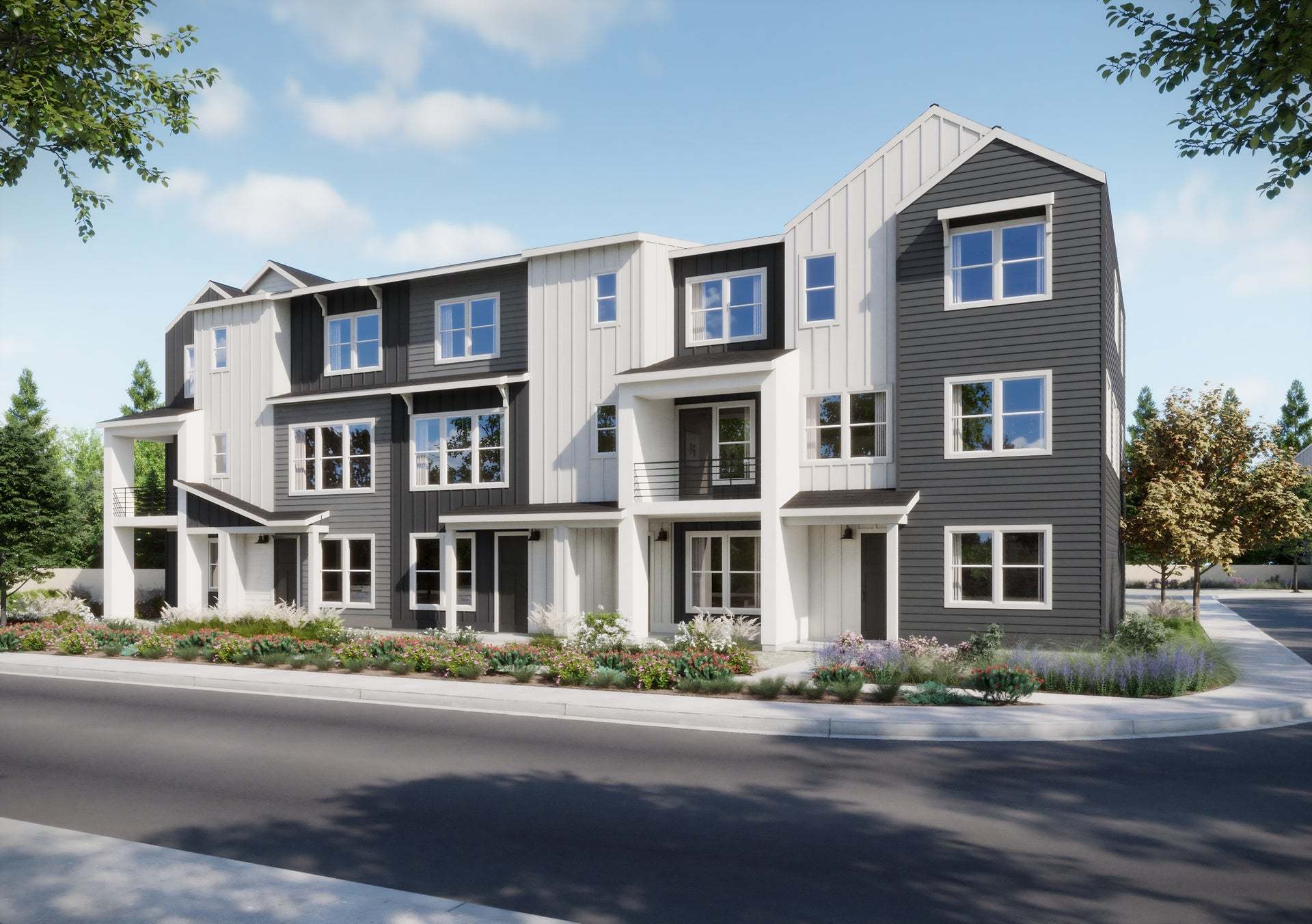 Berkeley Villas in Denver | Exterior Rendering