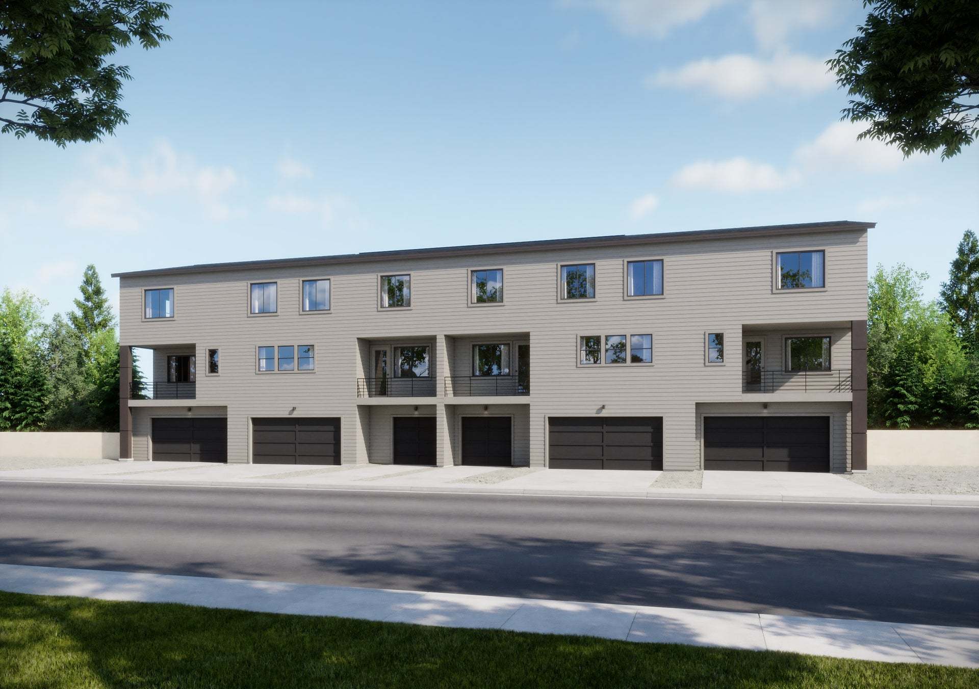 Berkeley Villas in Denver | Exterior Rendering