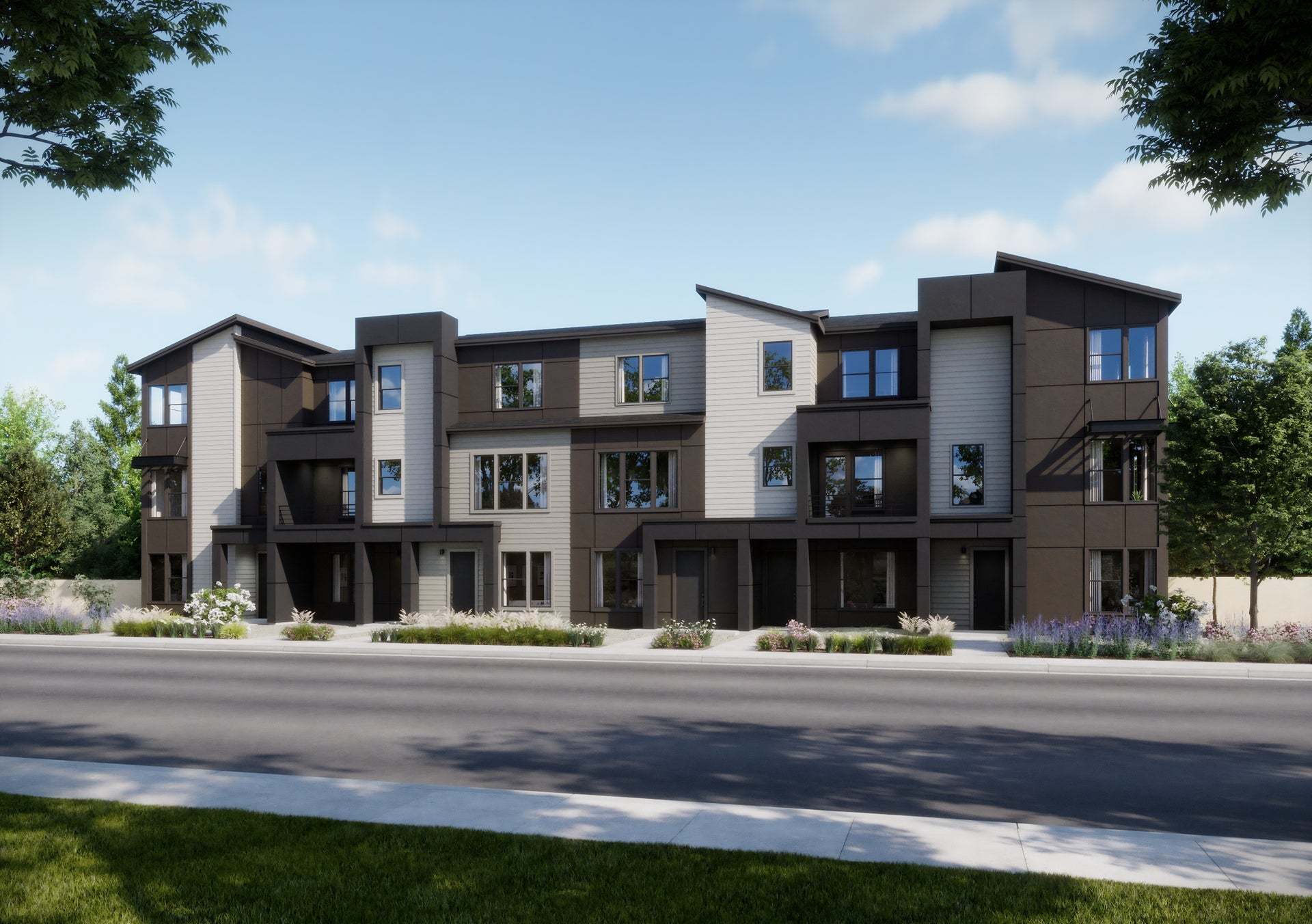 Berkeley Villas in Denver | Exterior Rendering