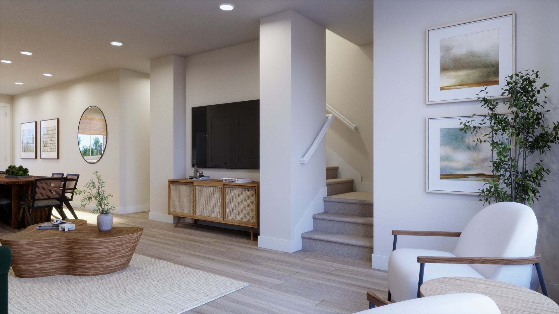 Berkeley Villas in Denver | Virtual Rendering | Plan 1 | Great Room